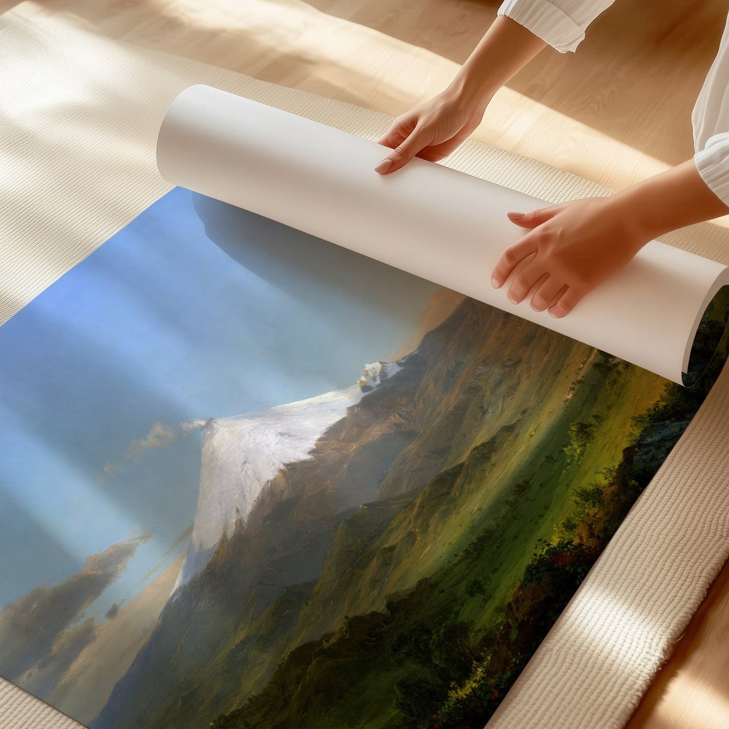 Cotopaxi (1855) – Frederic Edwin Church - Printed Masterpieces