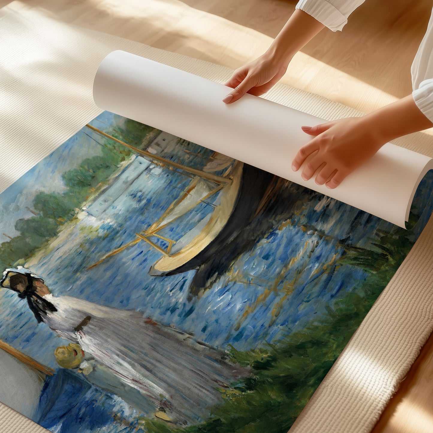 Banks of the Seine at Argenteuil (1874) – Edouard Manet