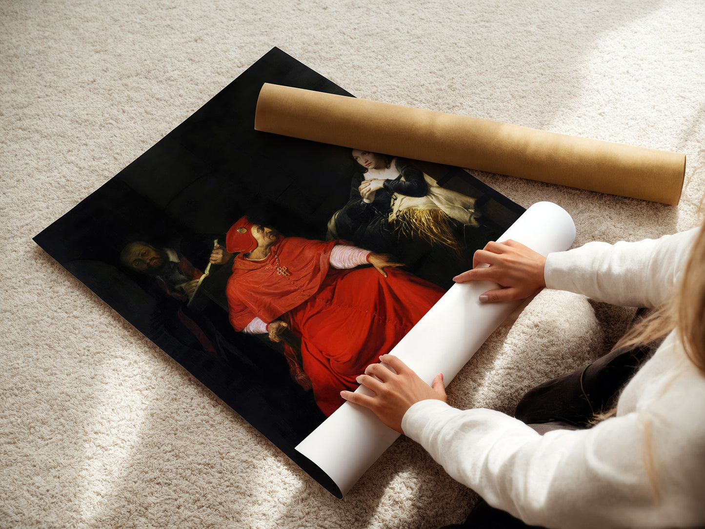 Joan of Arc Interrogated by Cardinal of Winchester (1824) – Paul Delaroche