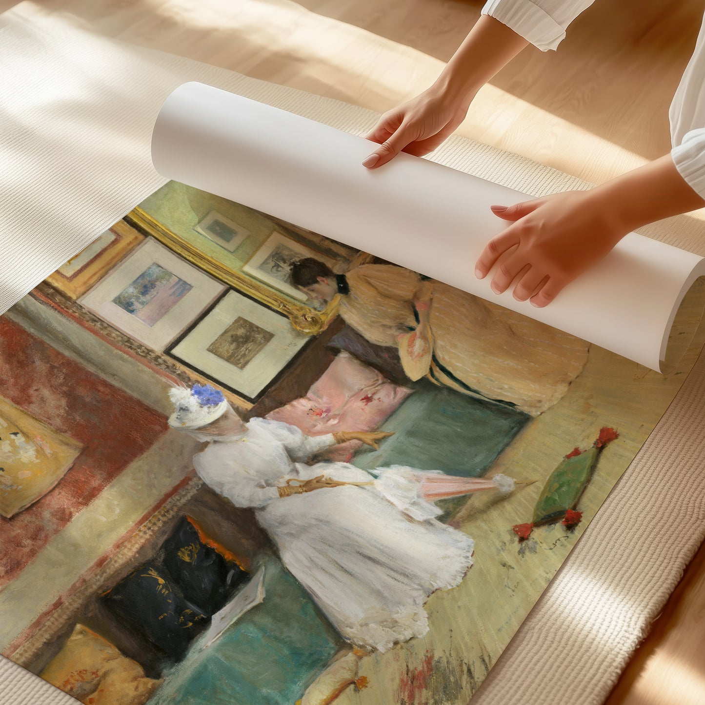 A Friendly Call (1895) – William Merritt Chase