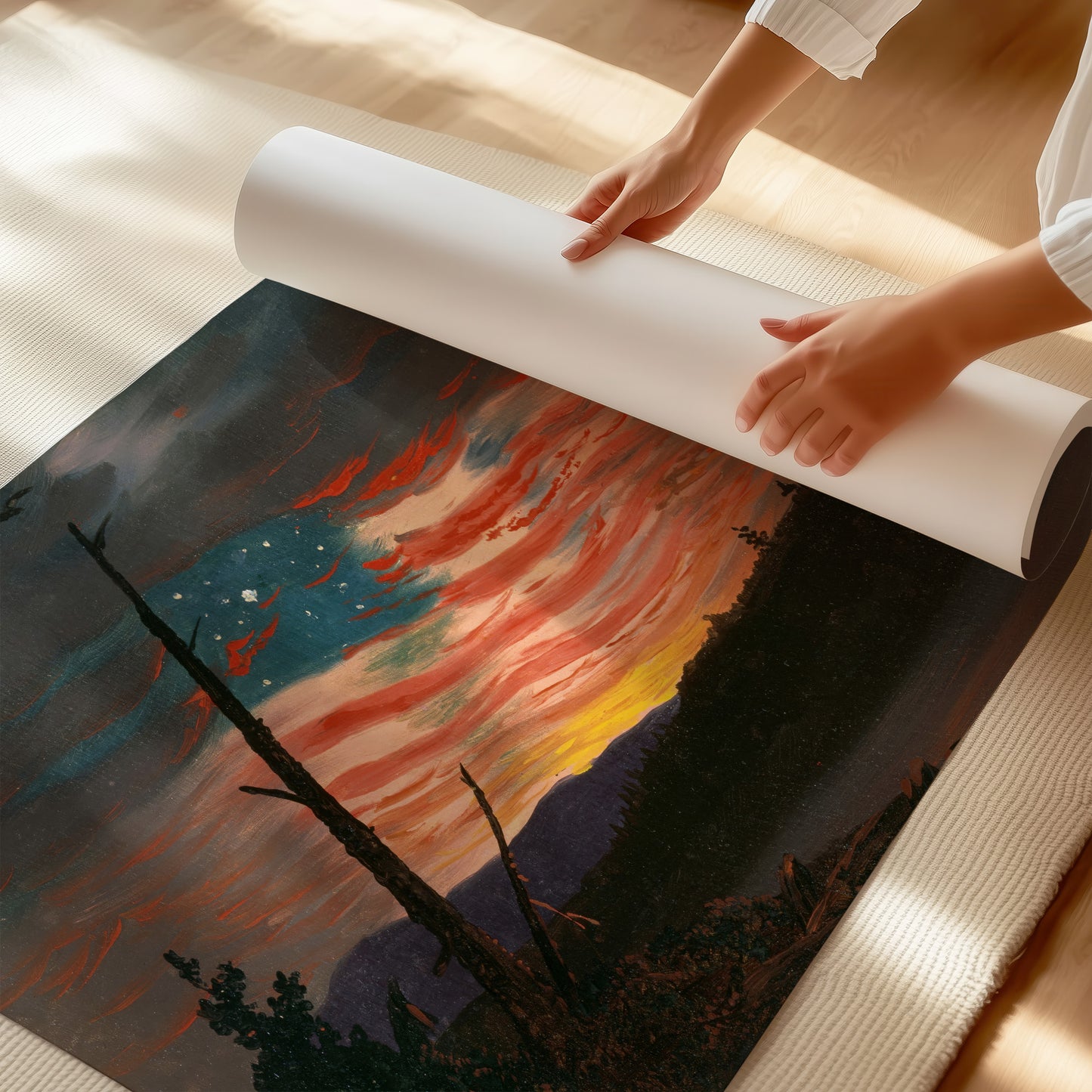 Our Banner in the Sky (1861) – Frederic Edwin Church - Printed Masterpieces