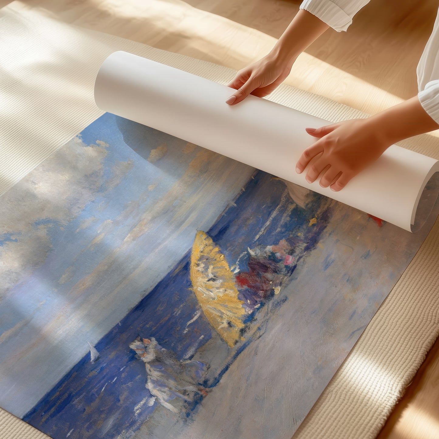 At the Seaside (1892) – William Merritt Chase