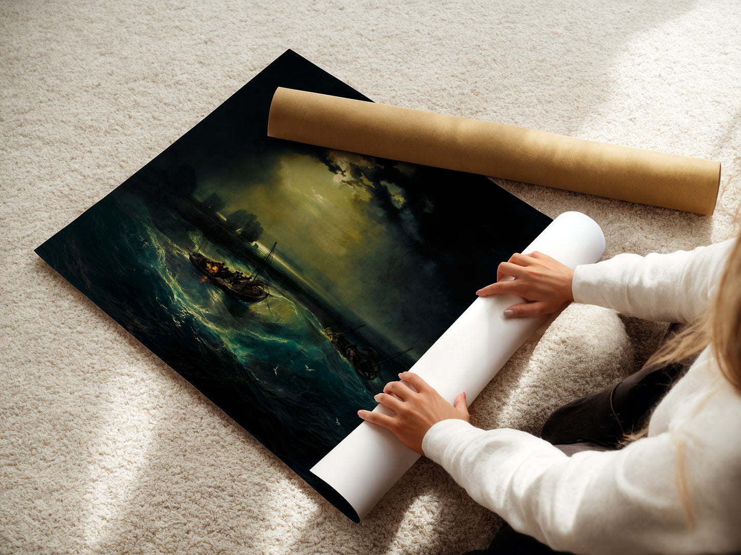 Fishermen at Sea (1796) – Joseph Mallord William Turner