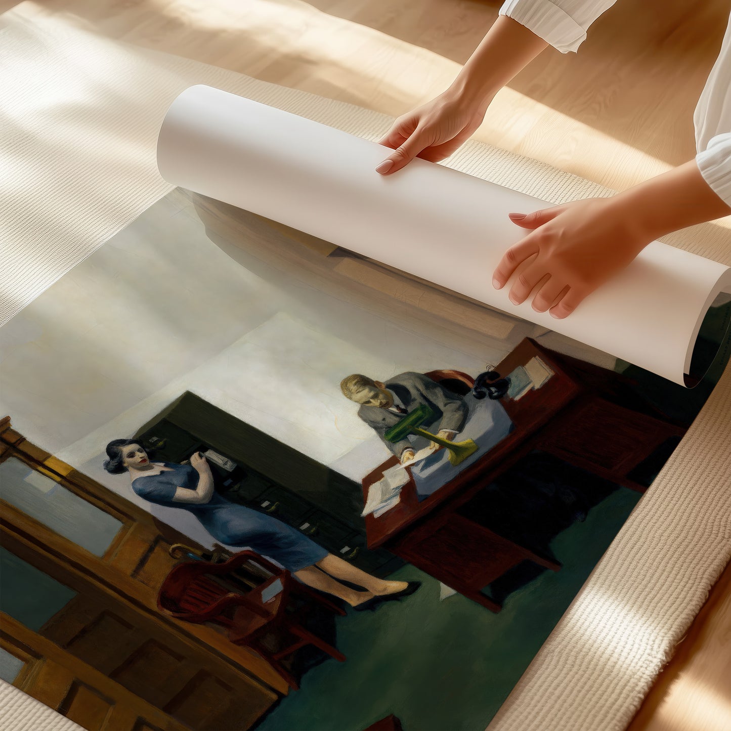 Office at Night (1940) – Edward Hopper