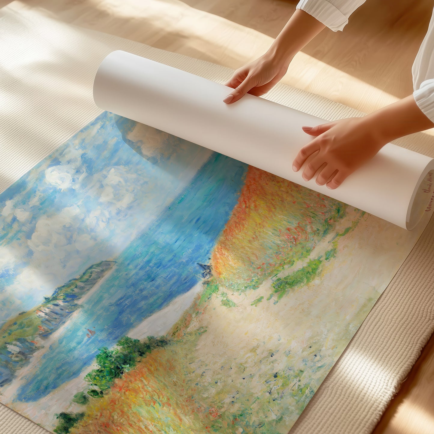 Path in the Wheat Fields at Pourville (1882) – Claude Monet