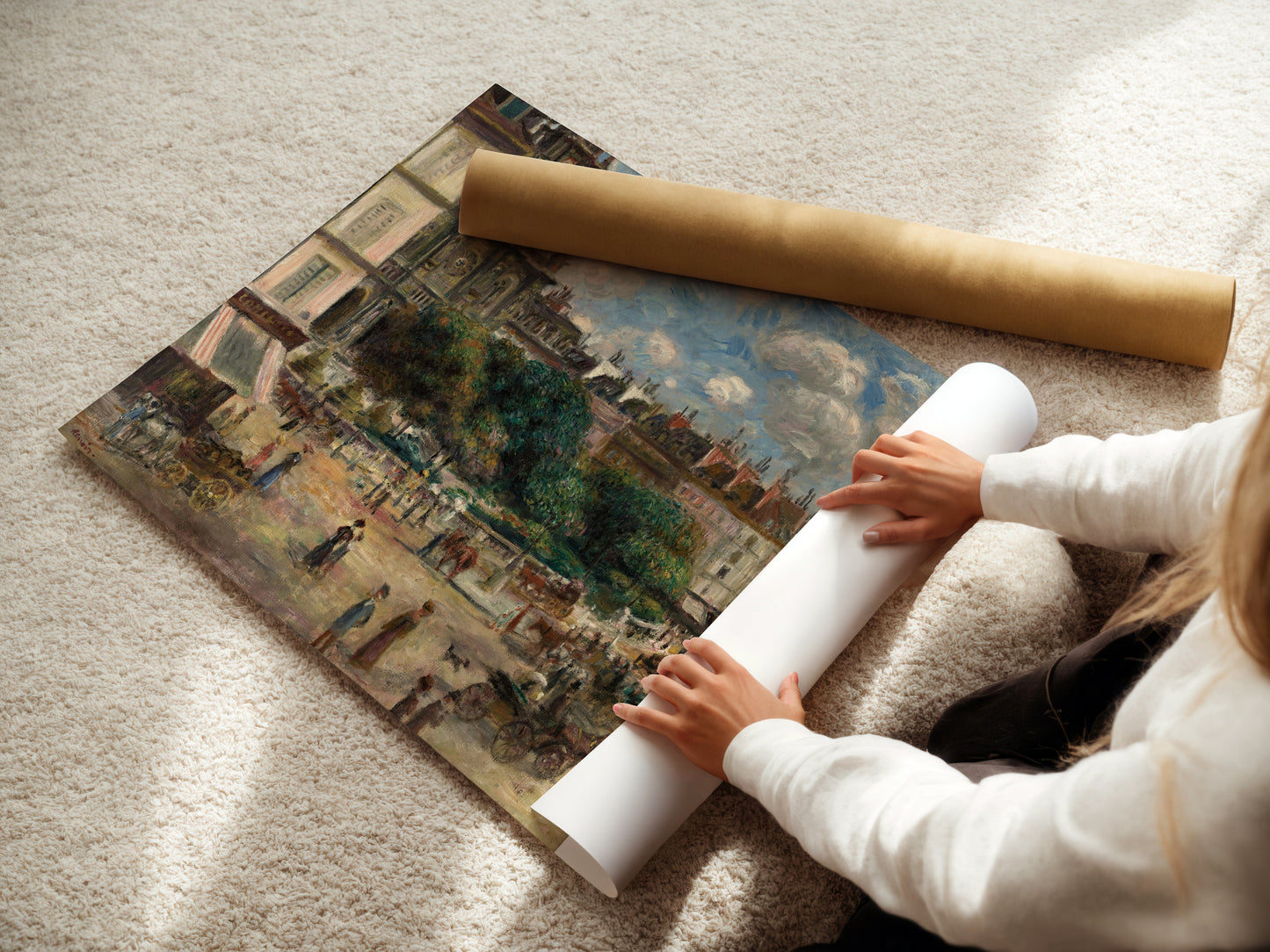 Square of Saint Trinity in Paris (1875) – Pierre-Auguste Renoir