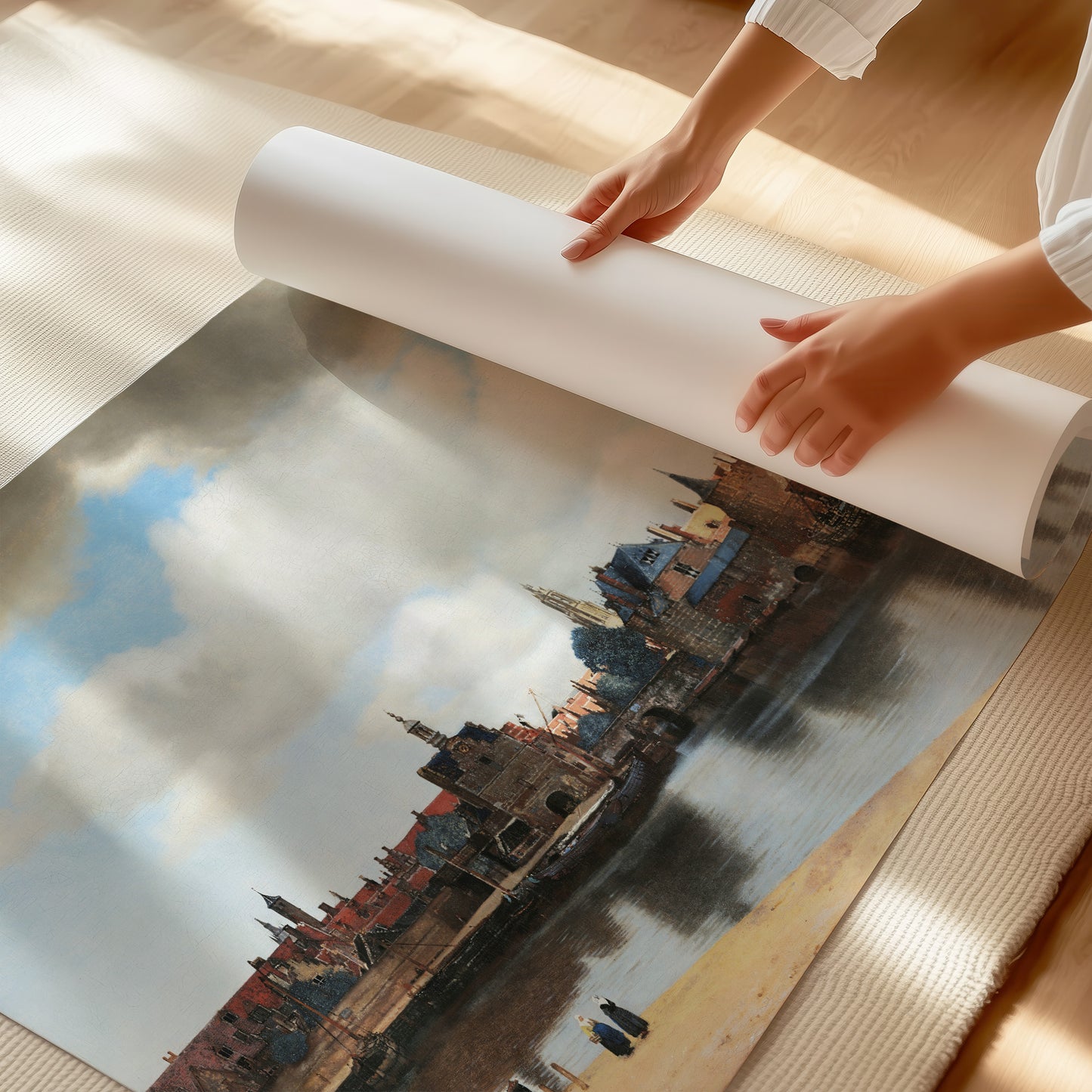 View of Delft (1660) – Johannes Vermeer