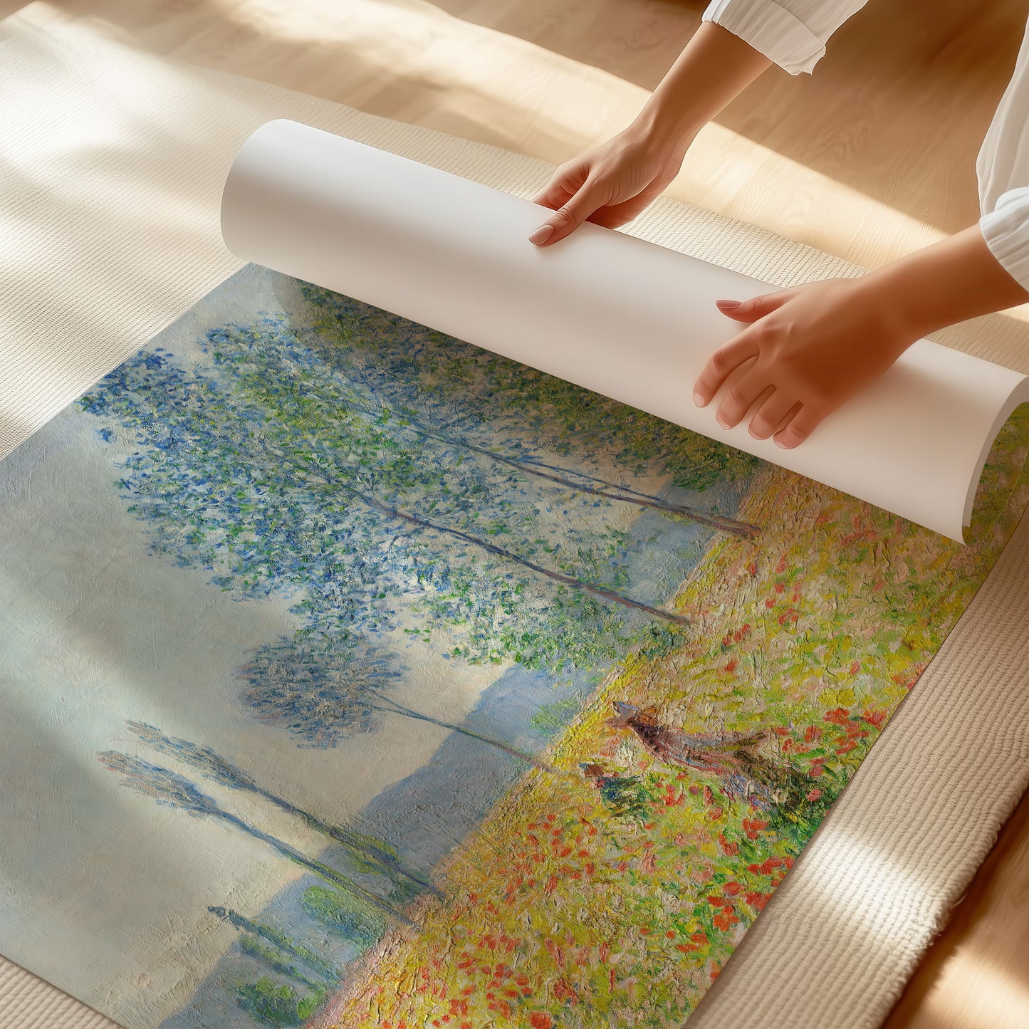 Under the Poplars (1887) – Claude Monet - Printed Masterpieces