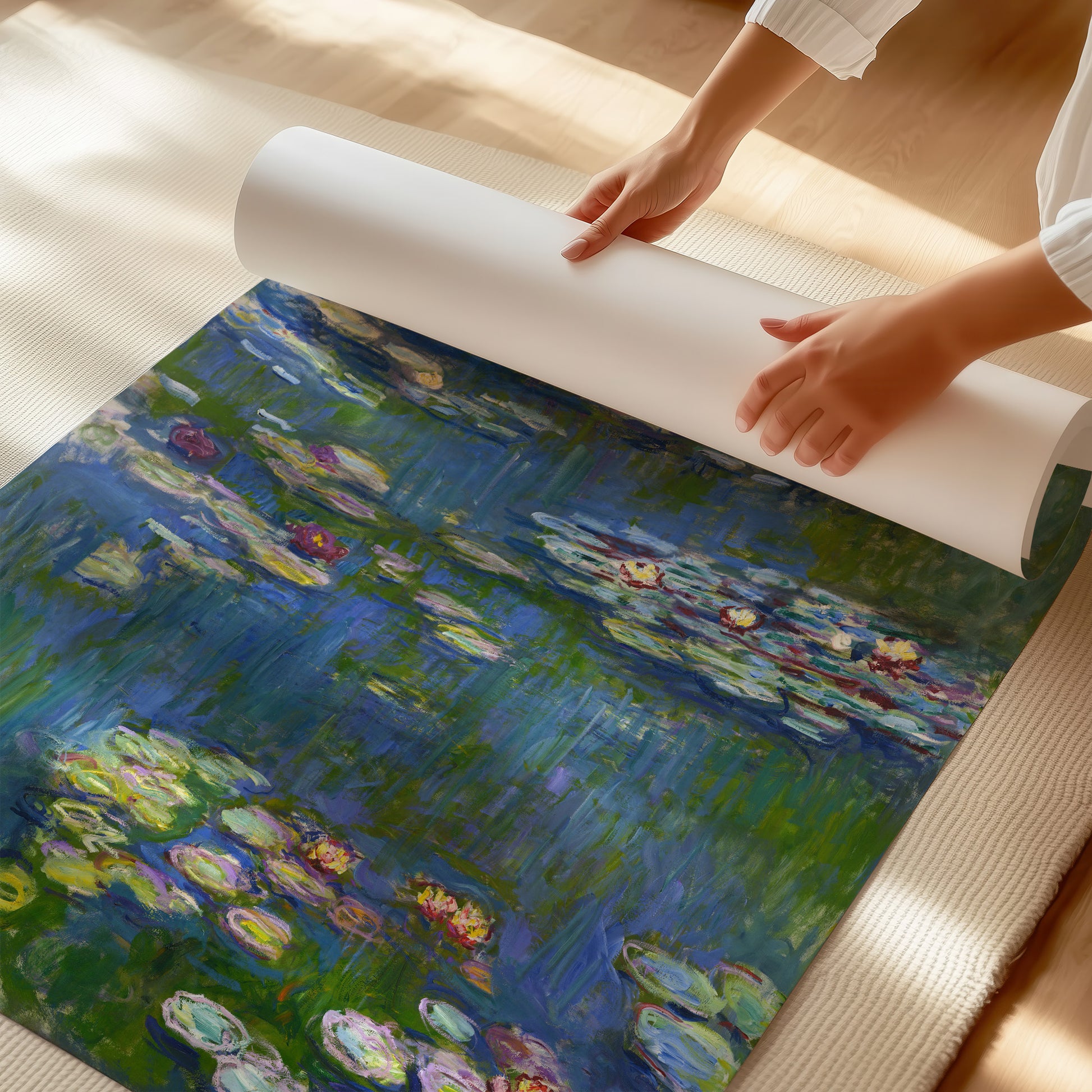 Water Lilies – Claude Monet, Classic Art Reproduction