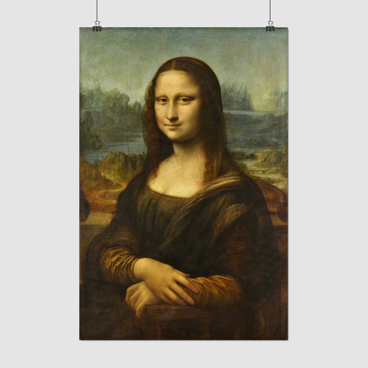 Mona Lisa (La Gioconda) – Leonardo da Vinci, Classic Art Reproduction