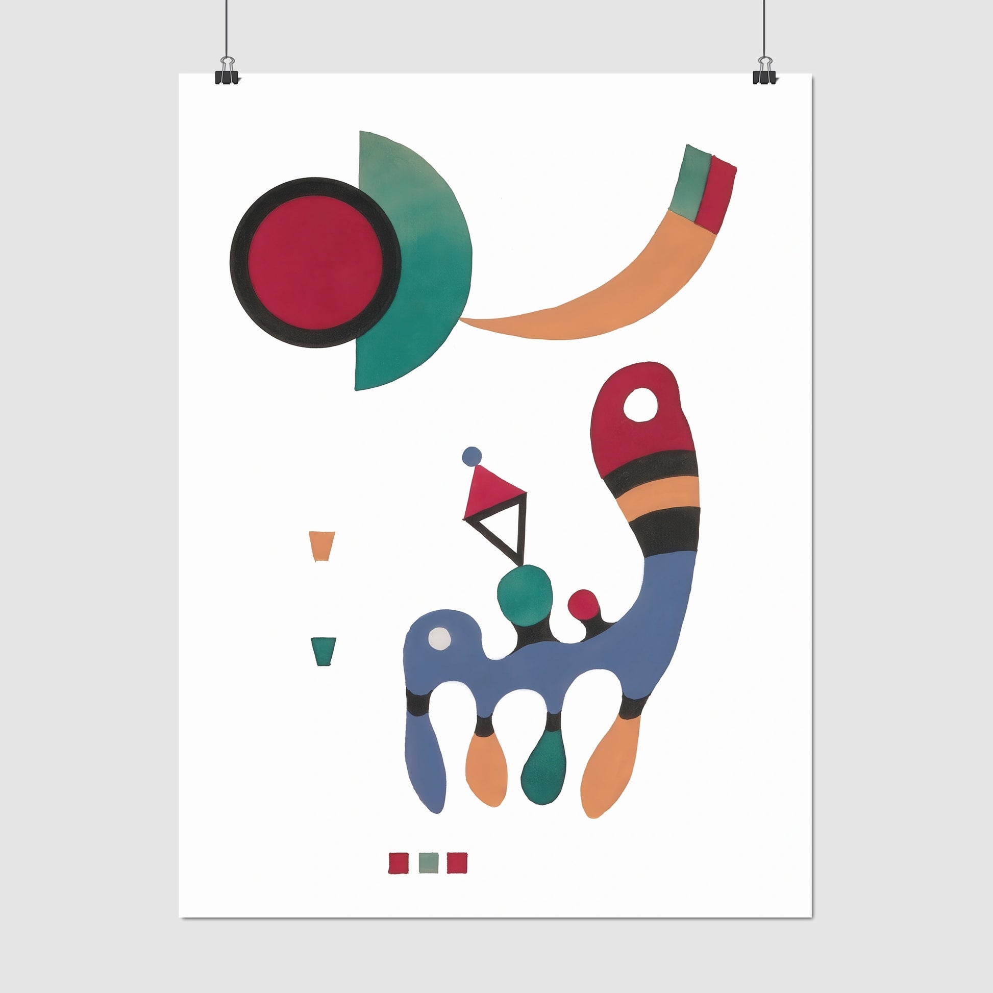 Blau (Blue) – Wassily Kandinsky, Classic Art Reproduction