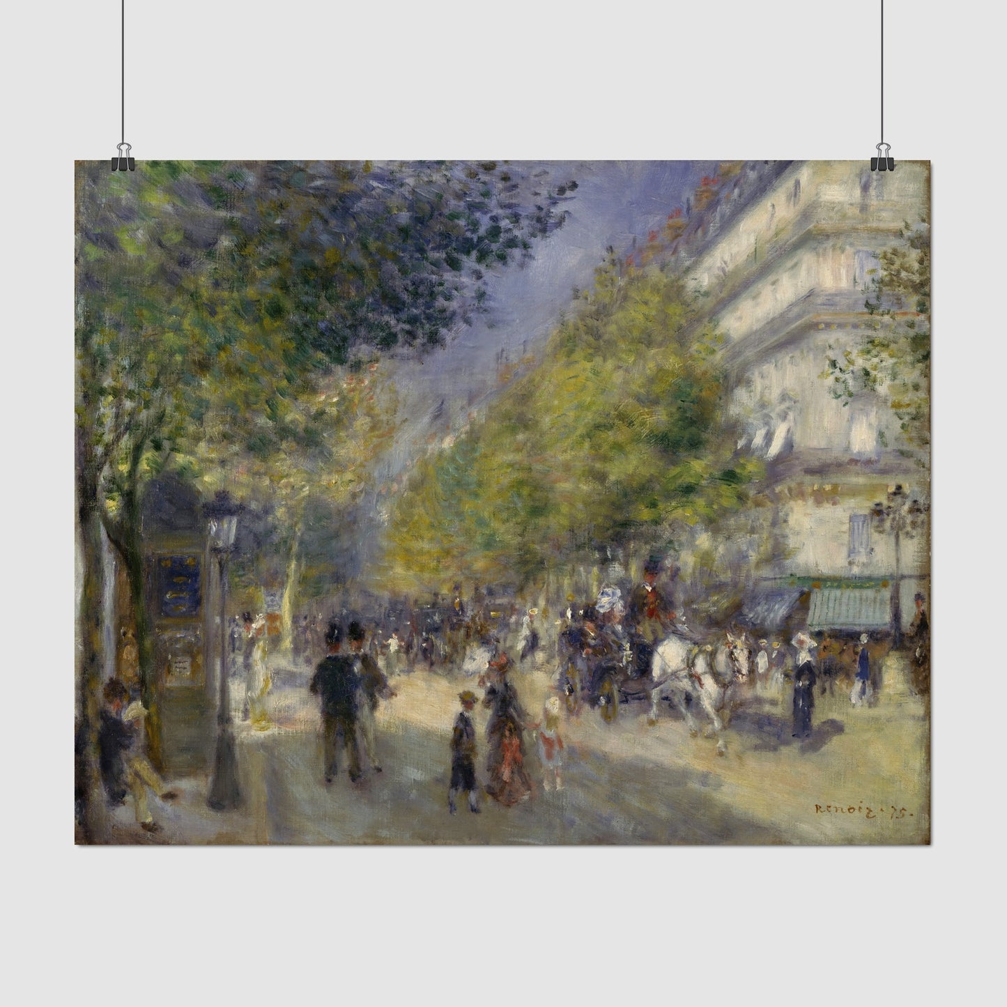 The Grands Boulevards (1875) – Pierre-Auguste Renoir