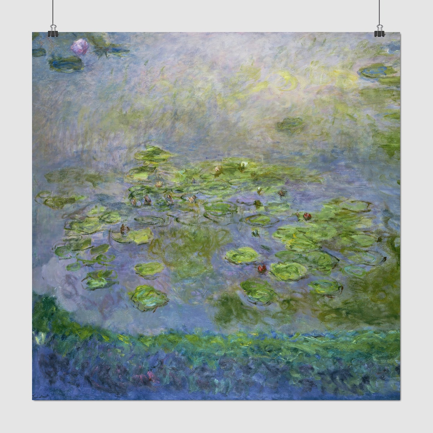 Nymphéas (Waterlilies) – Claude Monet, Classic Art Reproduction