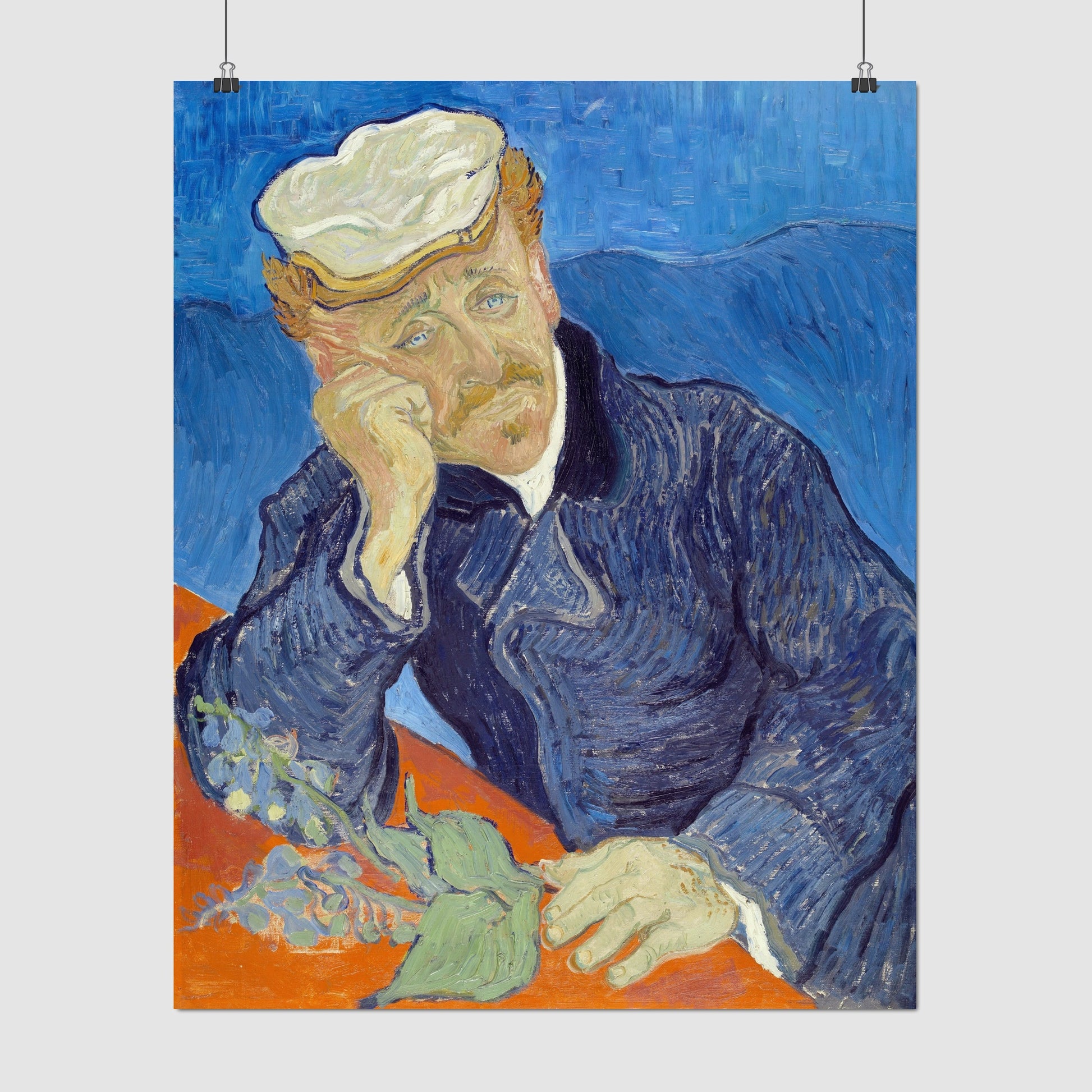 Portrait of Dr. Gachet – Vincent van Gogh, Classic Art Reproduction