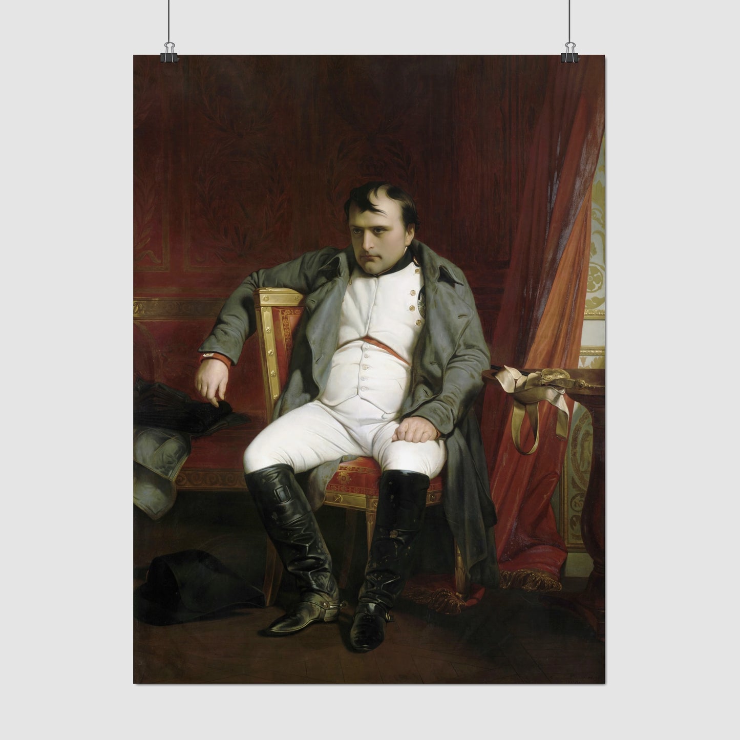 Napoléon at Fontainebleau (1840) – Paul Delaroche