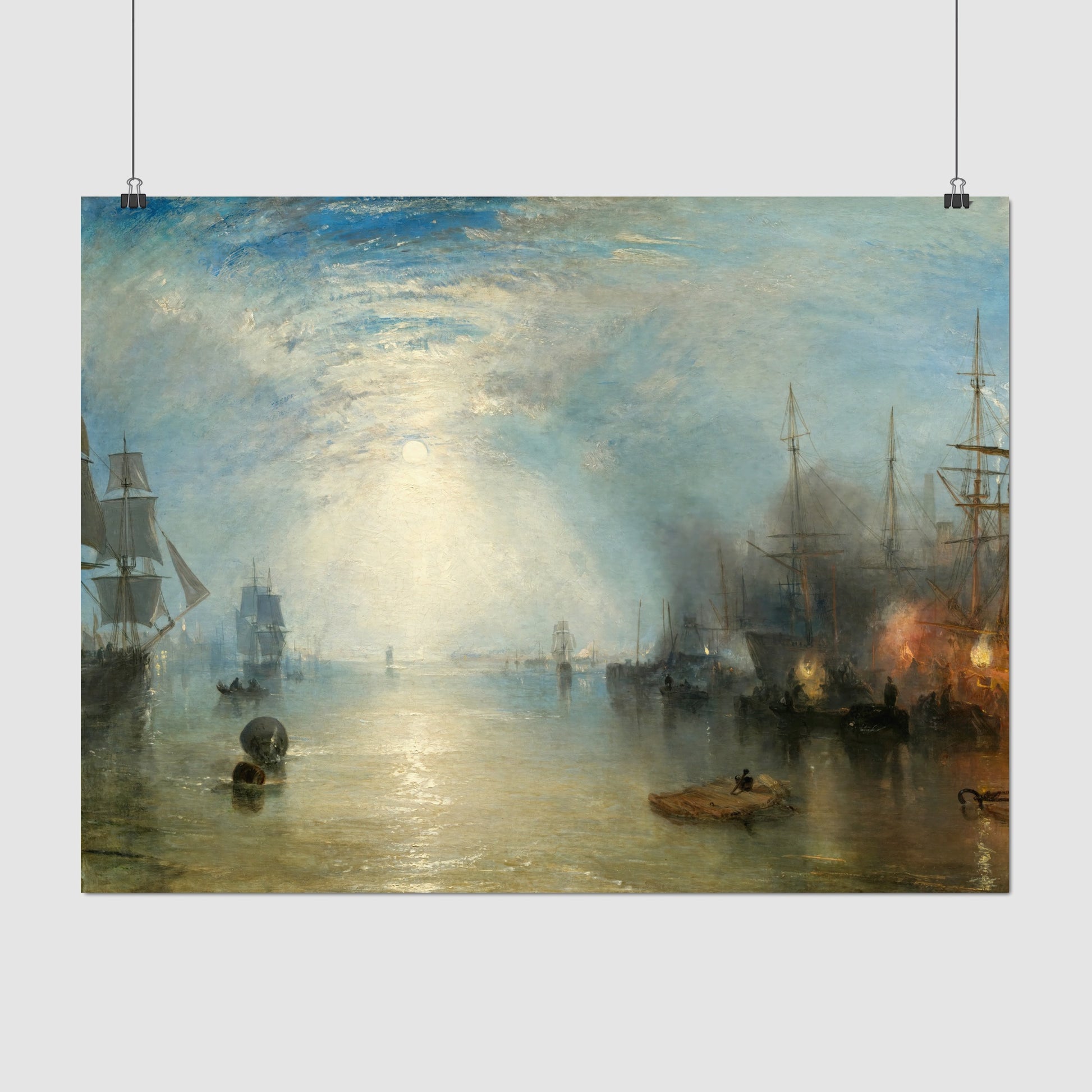 Keelmen Heaving in Coals by Moonlight (1835) – Joseph Mallord William Turner