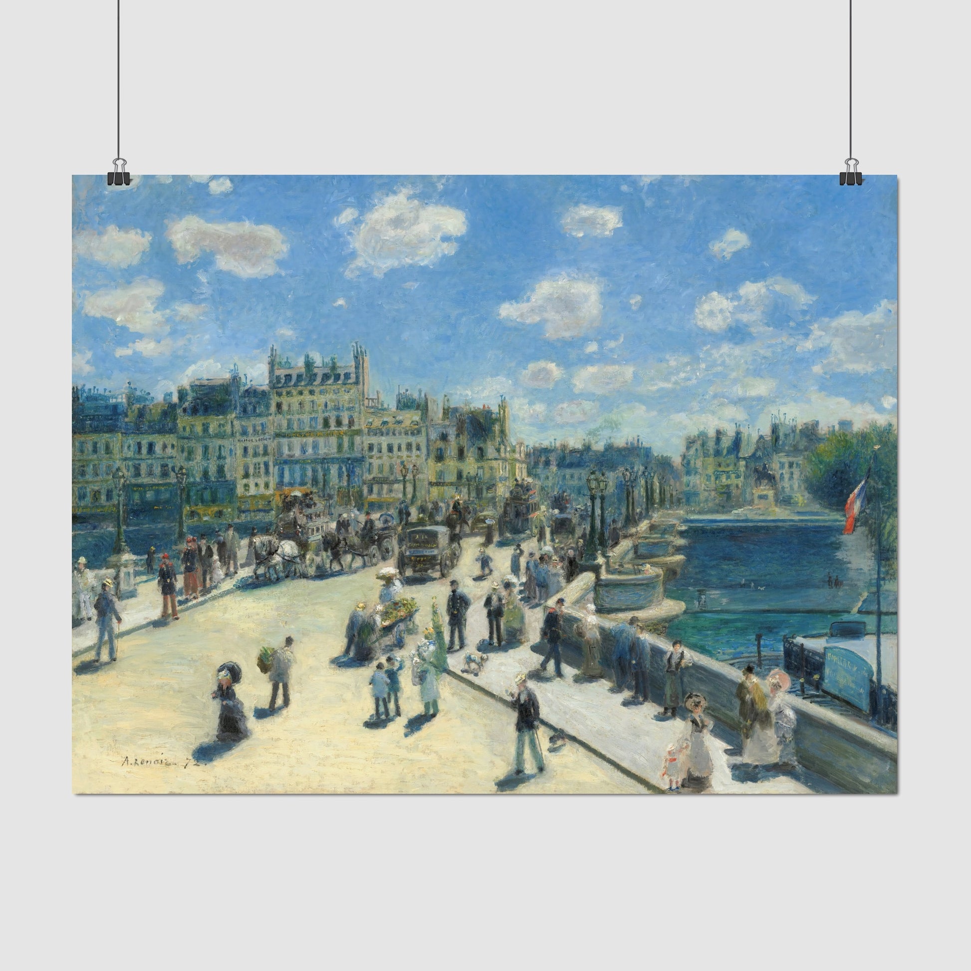 Pont Neuf, Paris (1872) – Pierre-Auguste Renoir