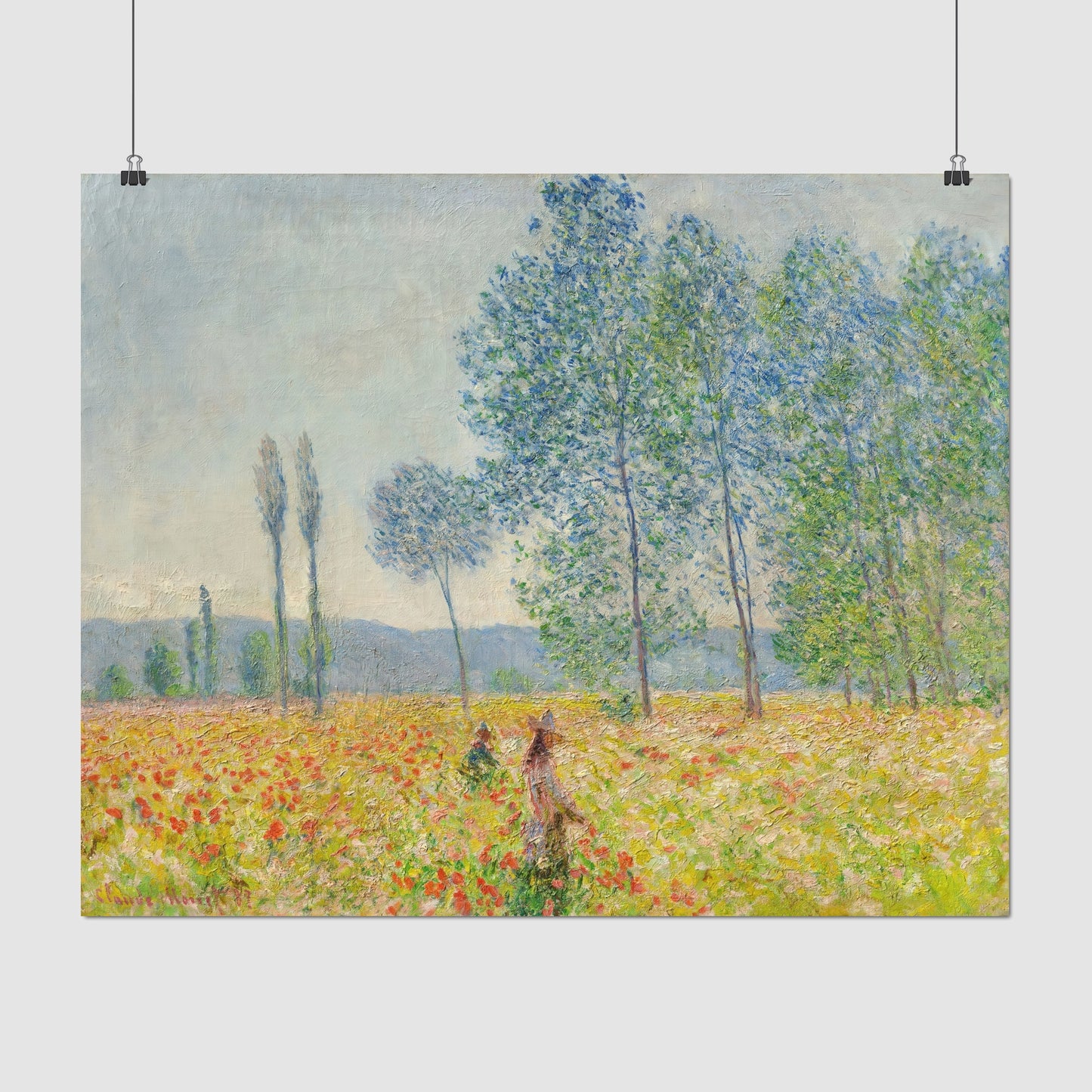 Under the Poplars (1887) – Claude Monet - Printed Masterpieces