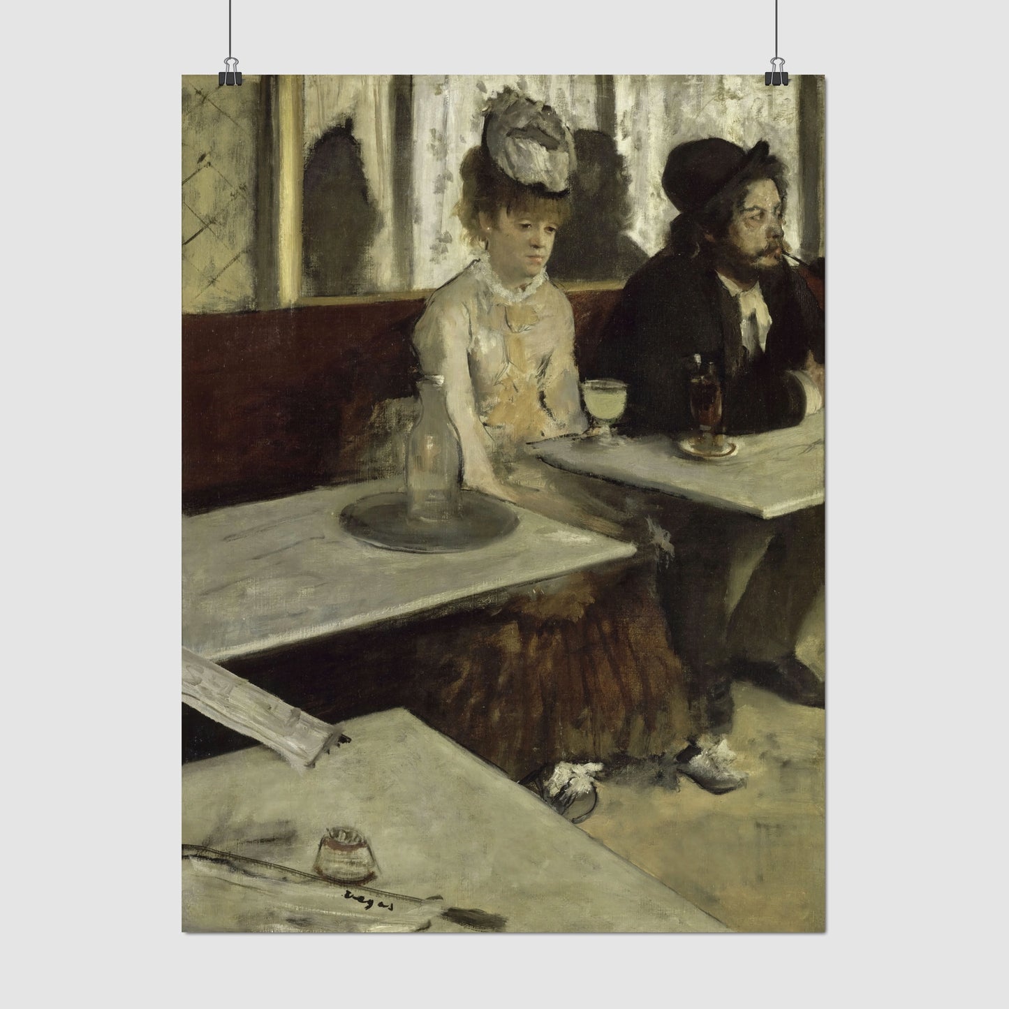 In a café (L’Absinthe) (1875) – Edgar Degas