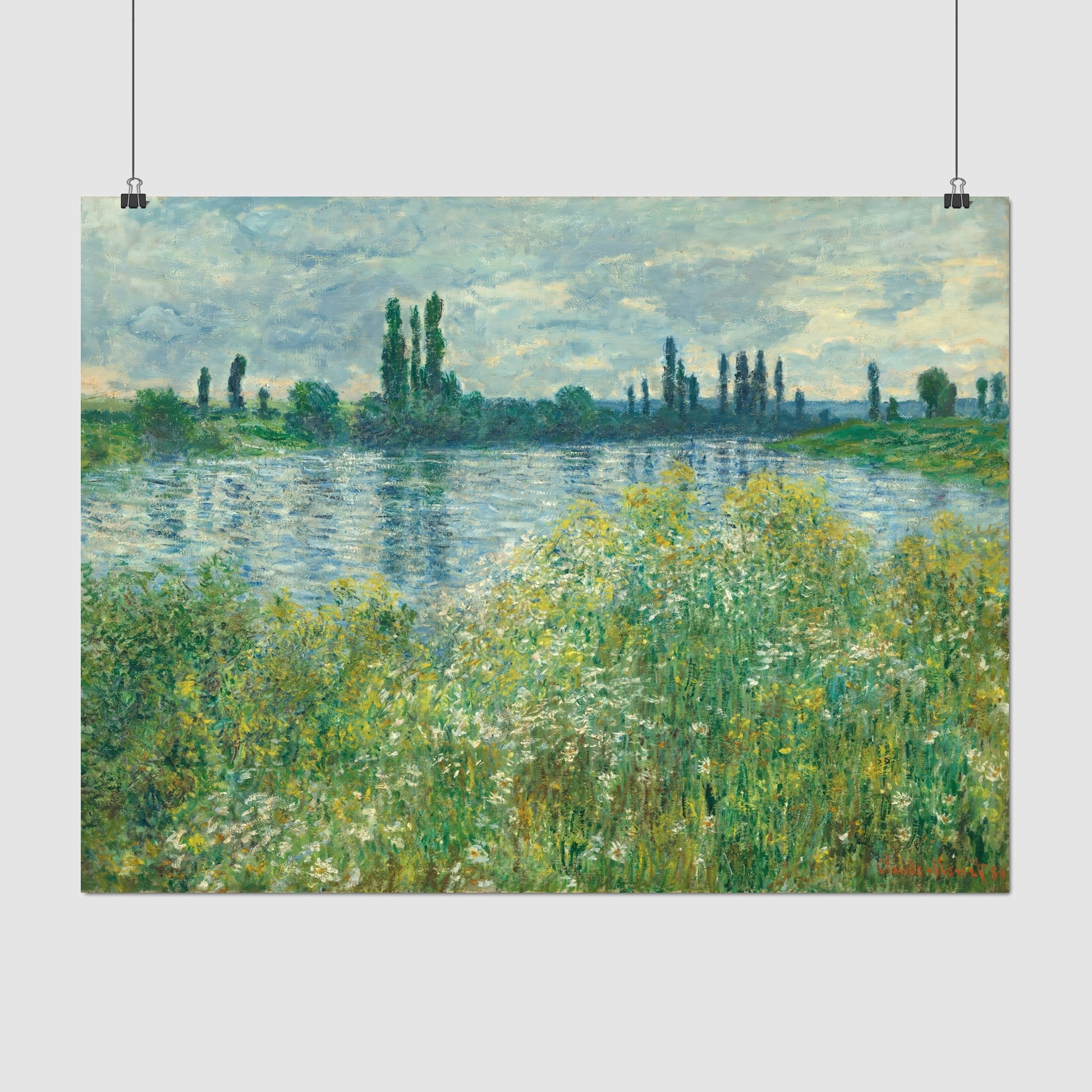 Banks of the Seine (1880) – Claude Monet