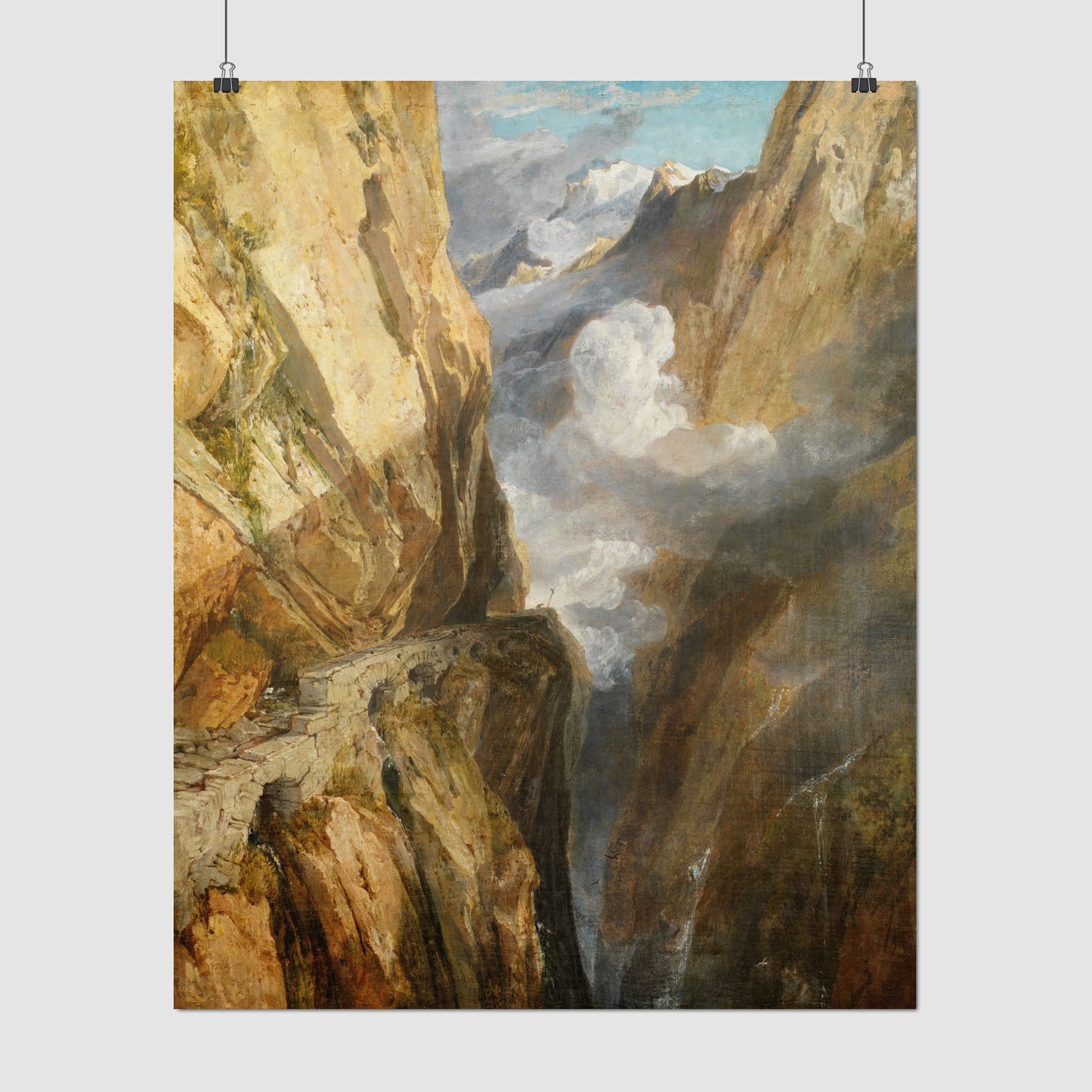 The Pass of St Gotthard, Switzerland (1803) – Joseph Mallord William Turner
