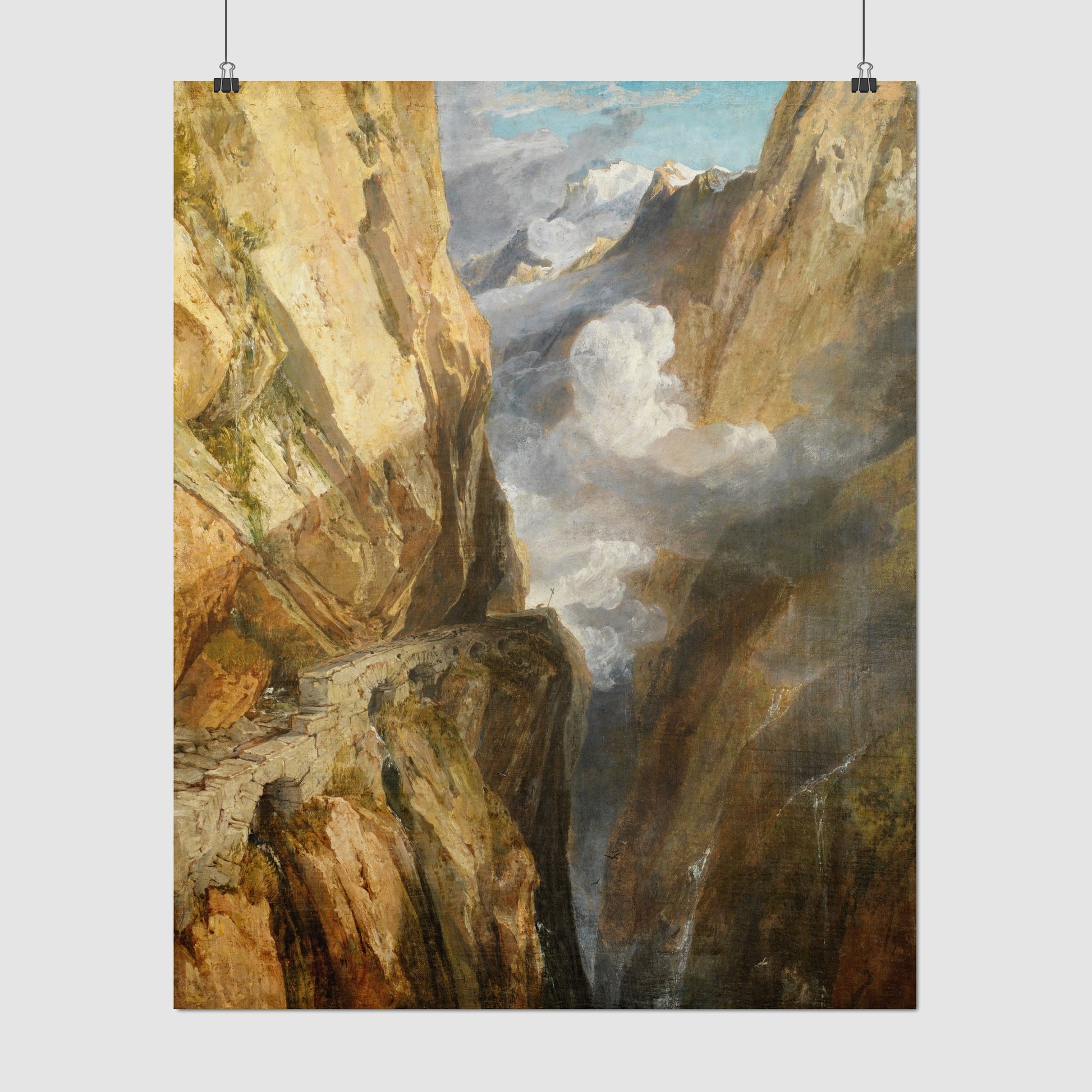 The Pass of St Gotthard, Switzerland (1803) – Joseph Mallord William Turner