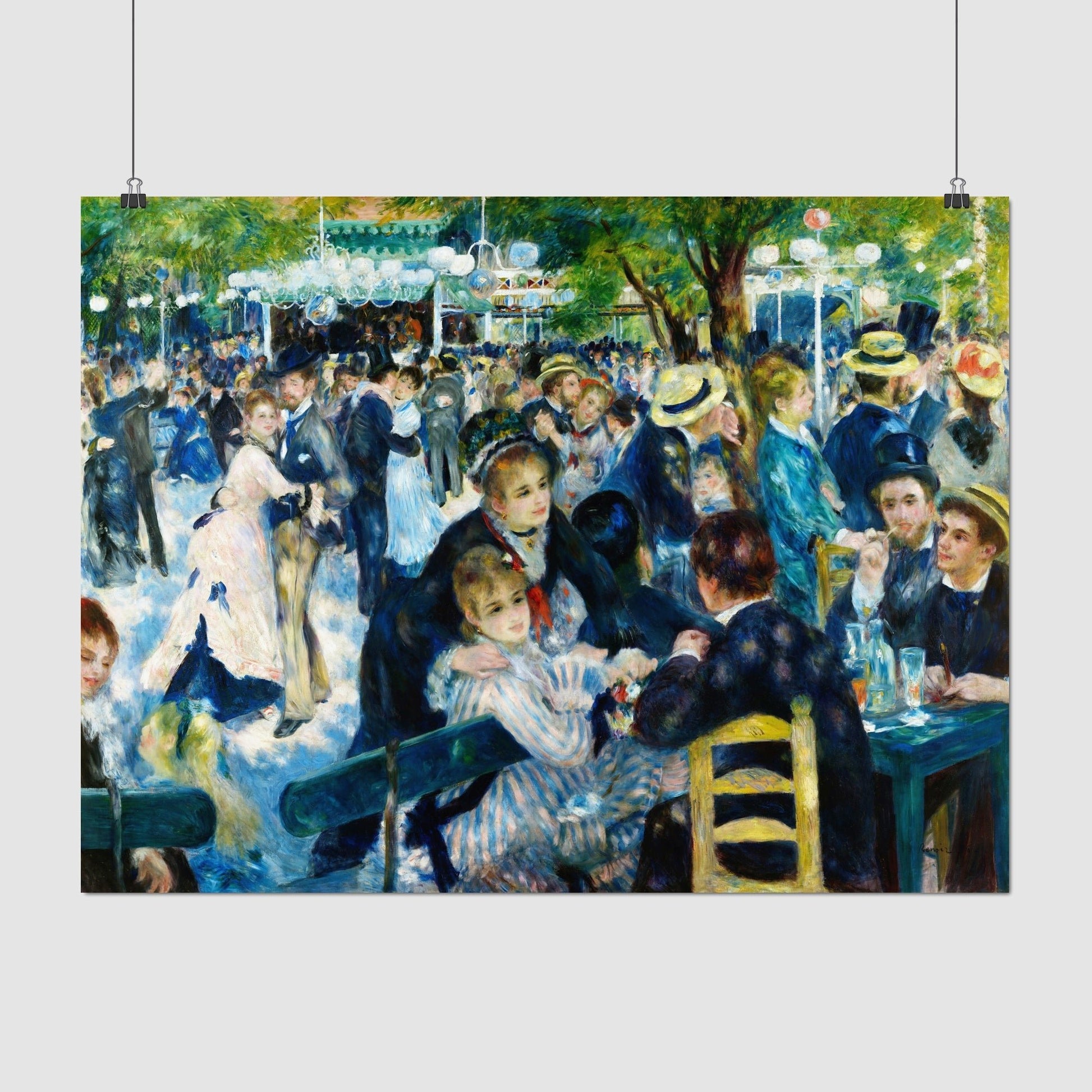 Dance at Le Moulin de la Galette (1876) – Pierre - Auguste Renoir - Printed Masterpieces