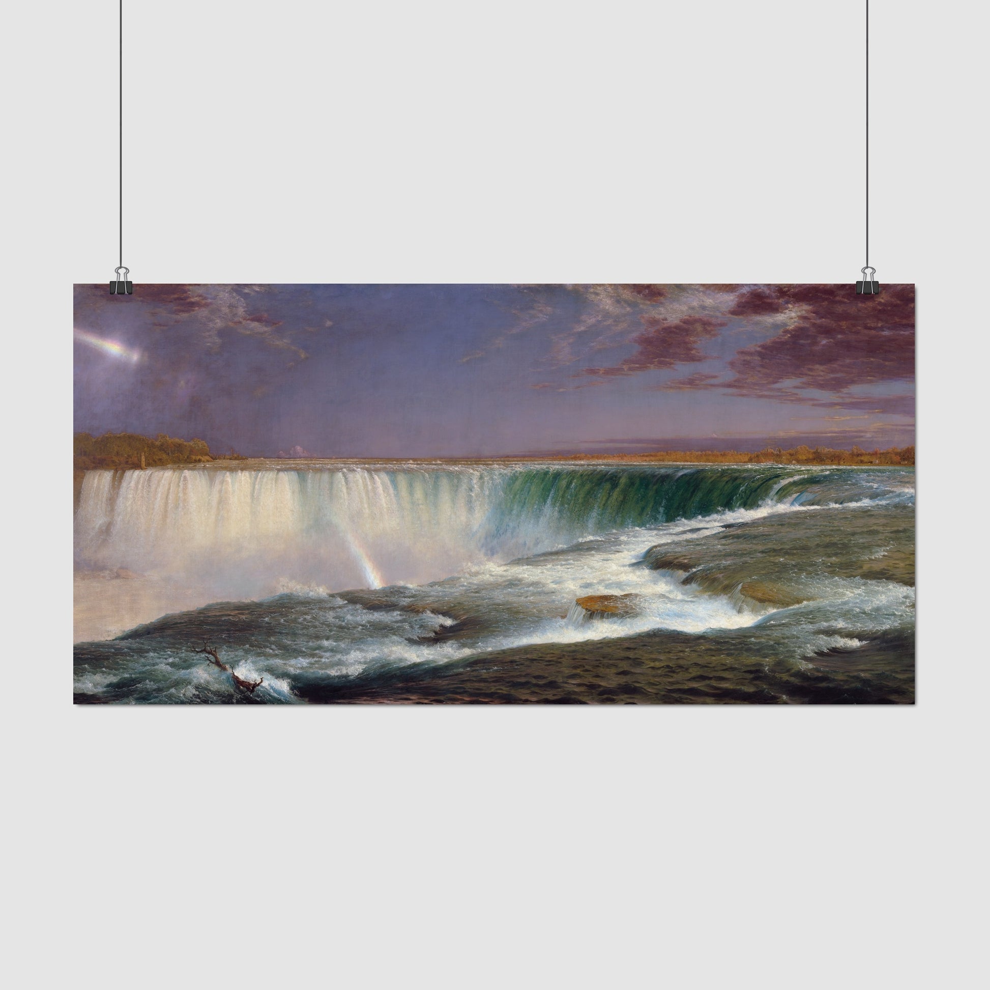Niagara Falls (1857) – Frederic Edwin Church - Printed Masterpieces