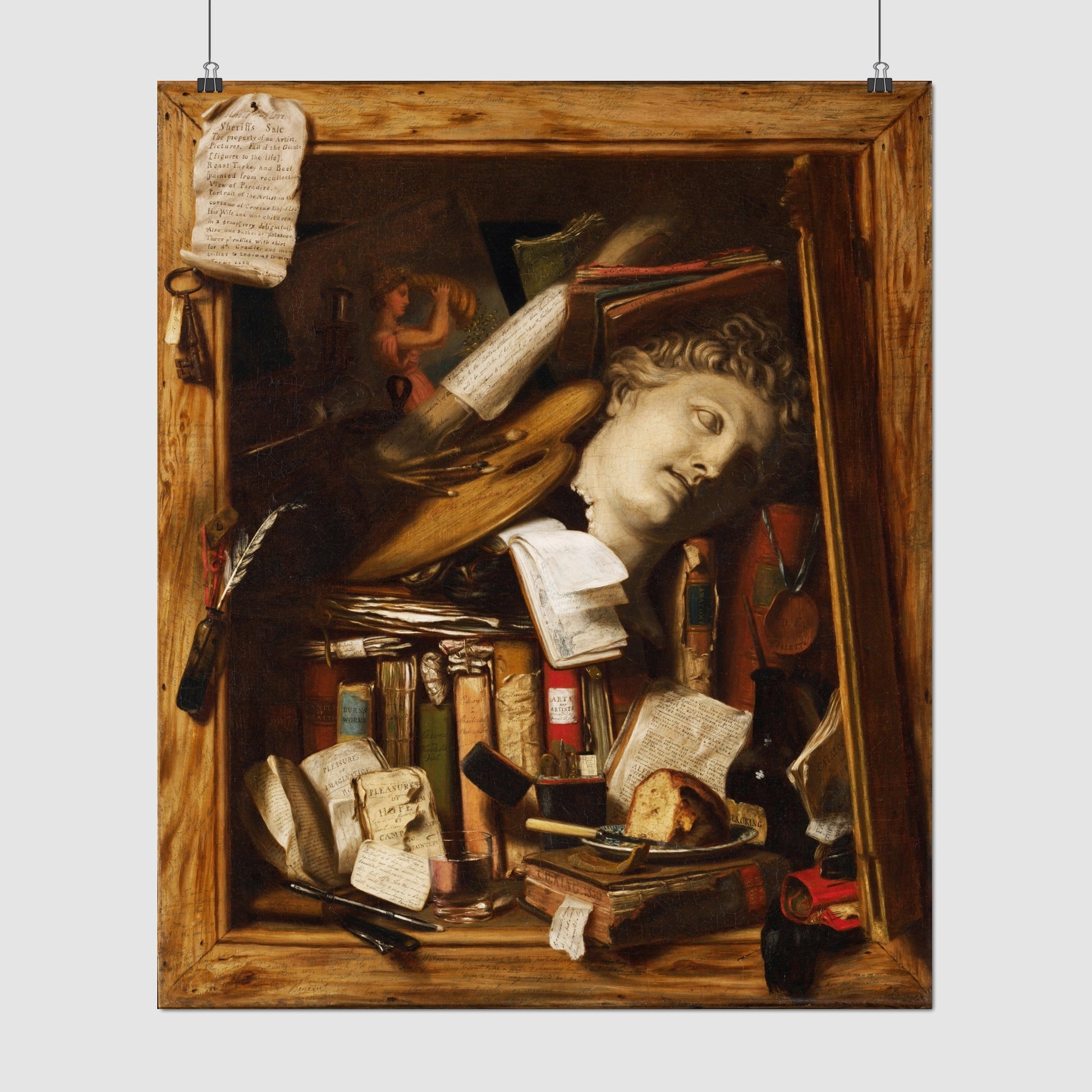 The Vanity of the Artist's Dream (1785–1862) – Charles Bird King - Printed Masterpieces