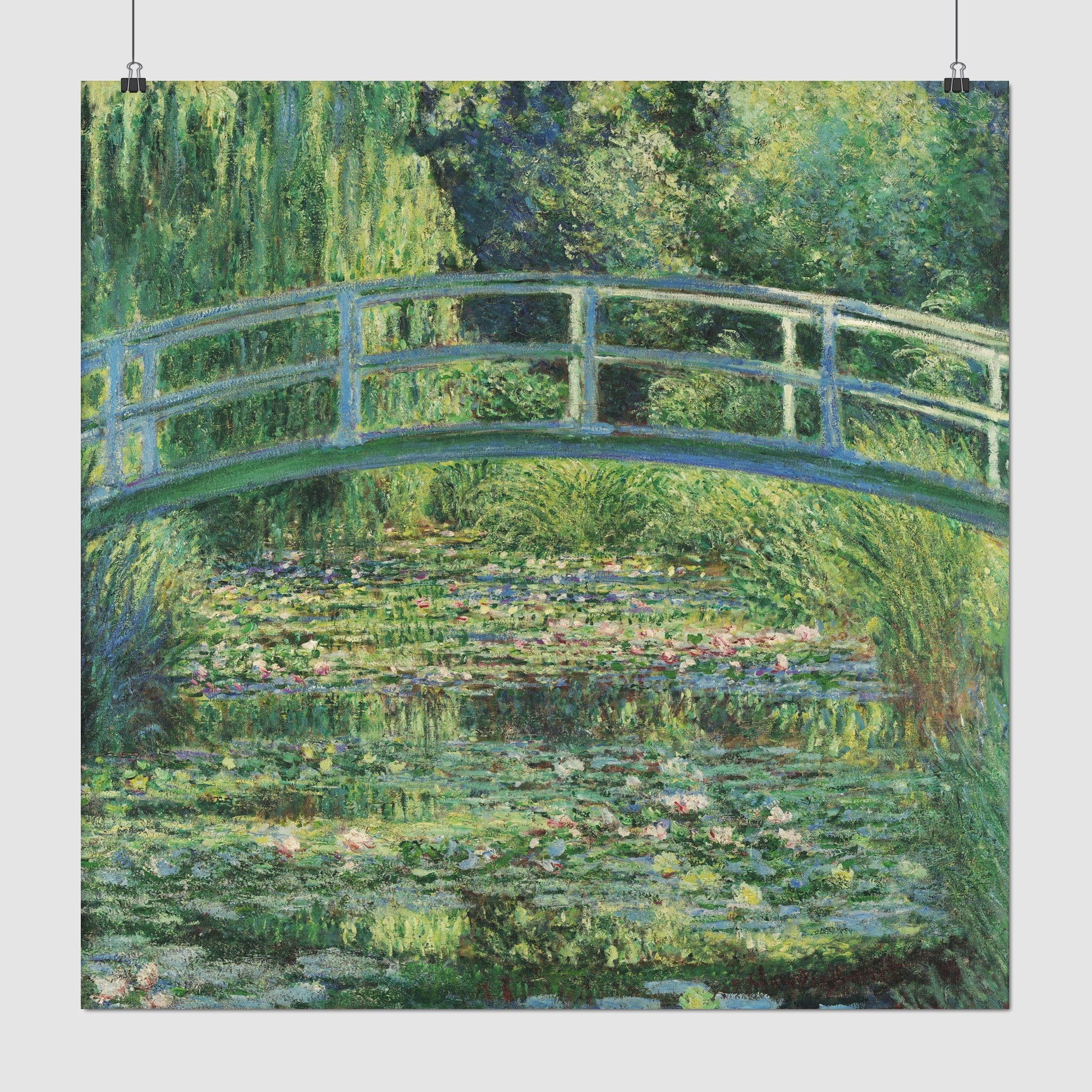 The Water-Lily Pond – Claude Monet, Classic Art Reproduction