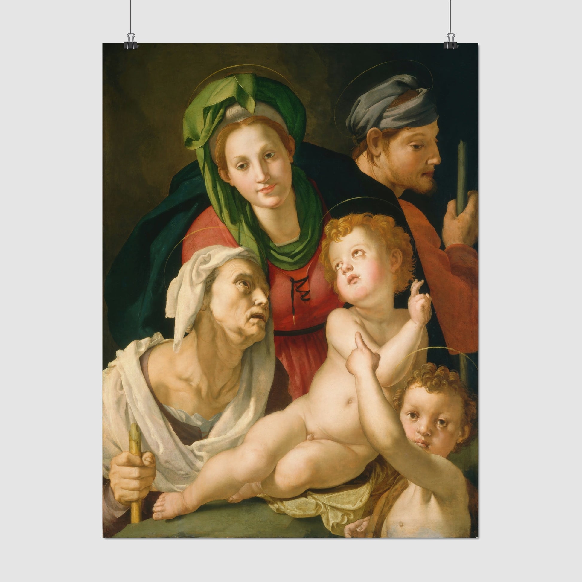 The Holy Family – Bronzino, Classic Art Reproduction