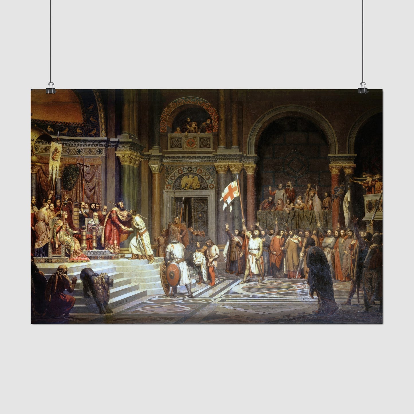 First Crusade, Godefroy of Bouillon (1879) – Alexandre Hesse