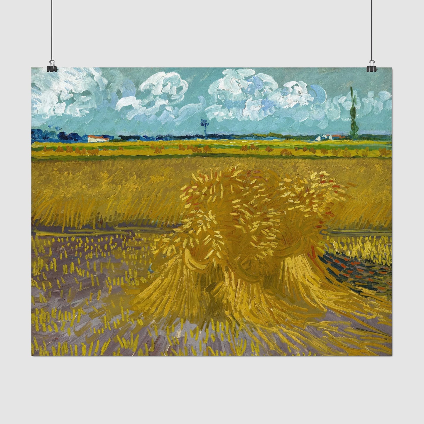 Wheatfield with Cypresses (1888) – Vincent van Gogh