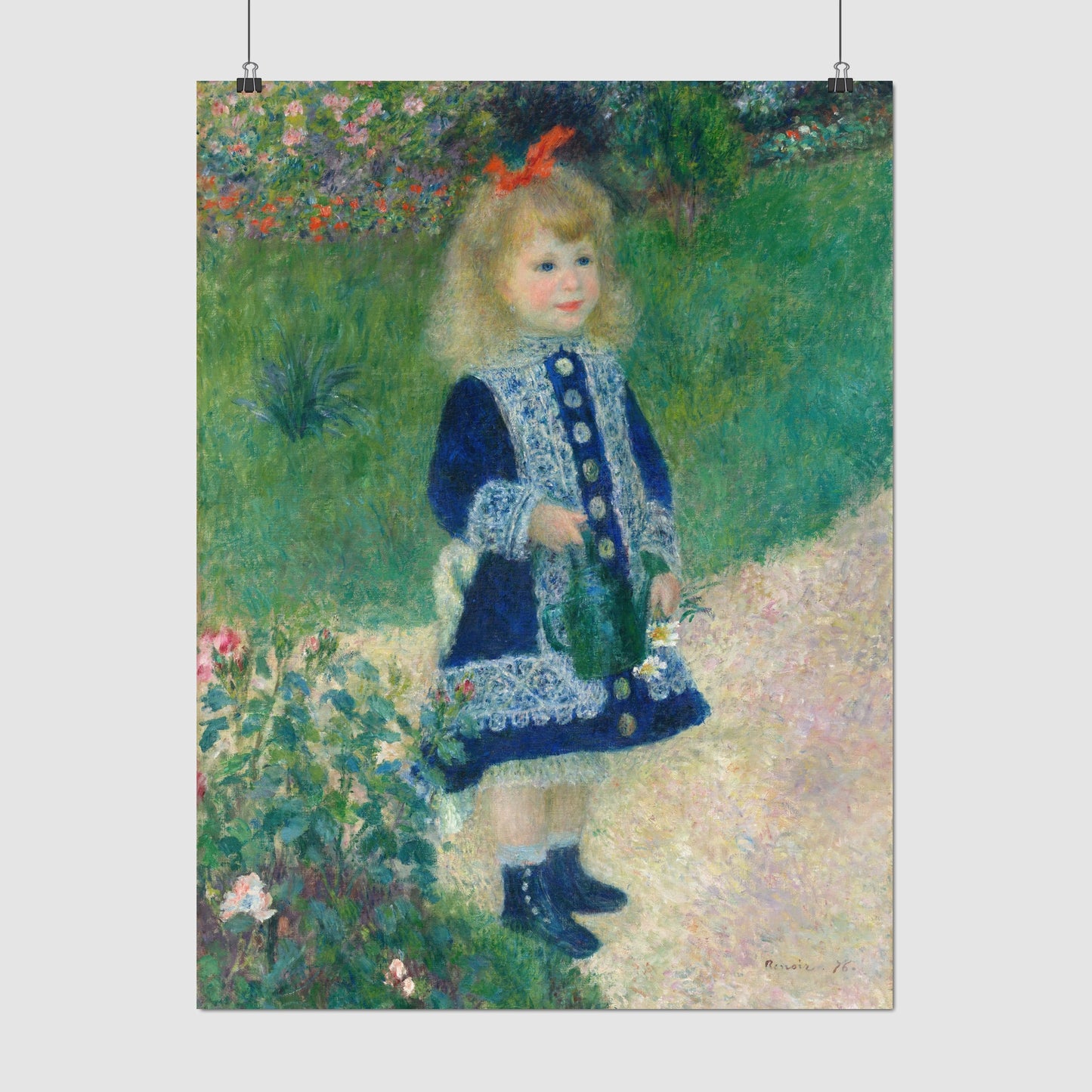 Girl with Watering Can (1876) – Pierre-Auguste Renoir