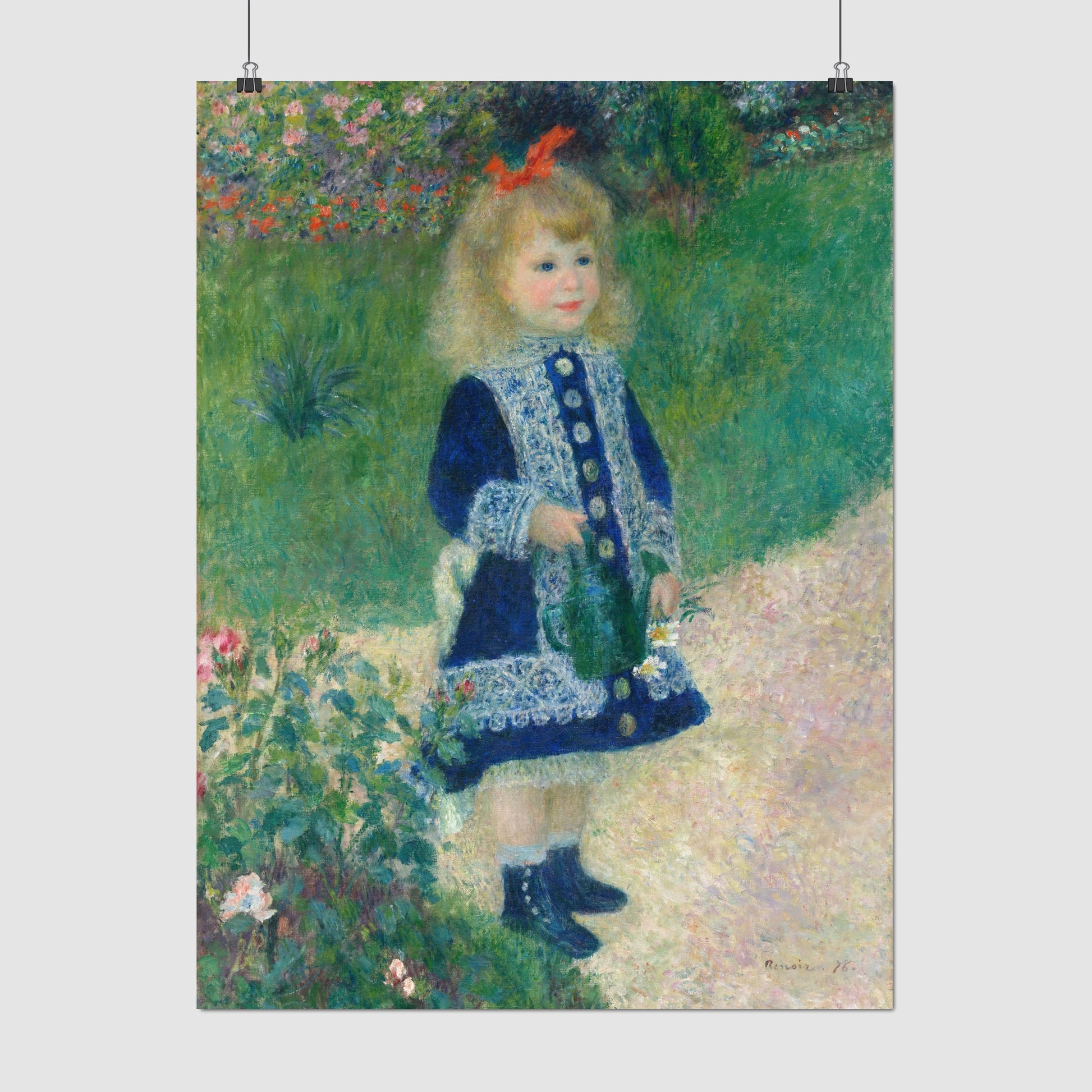 Girl with Watering Can (1876) – Pierre-Auguste Renoir