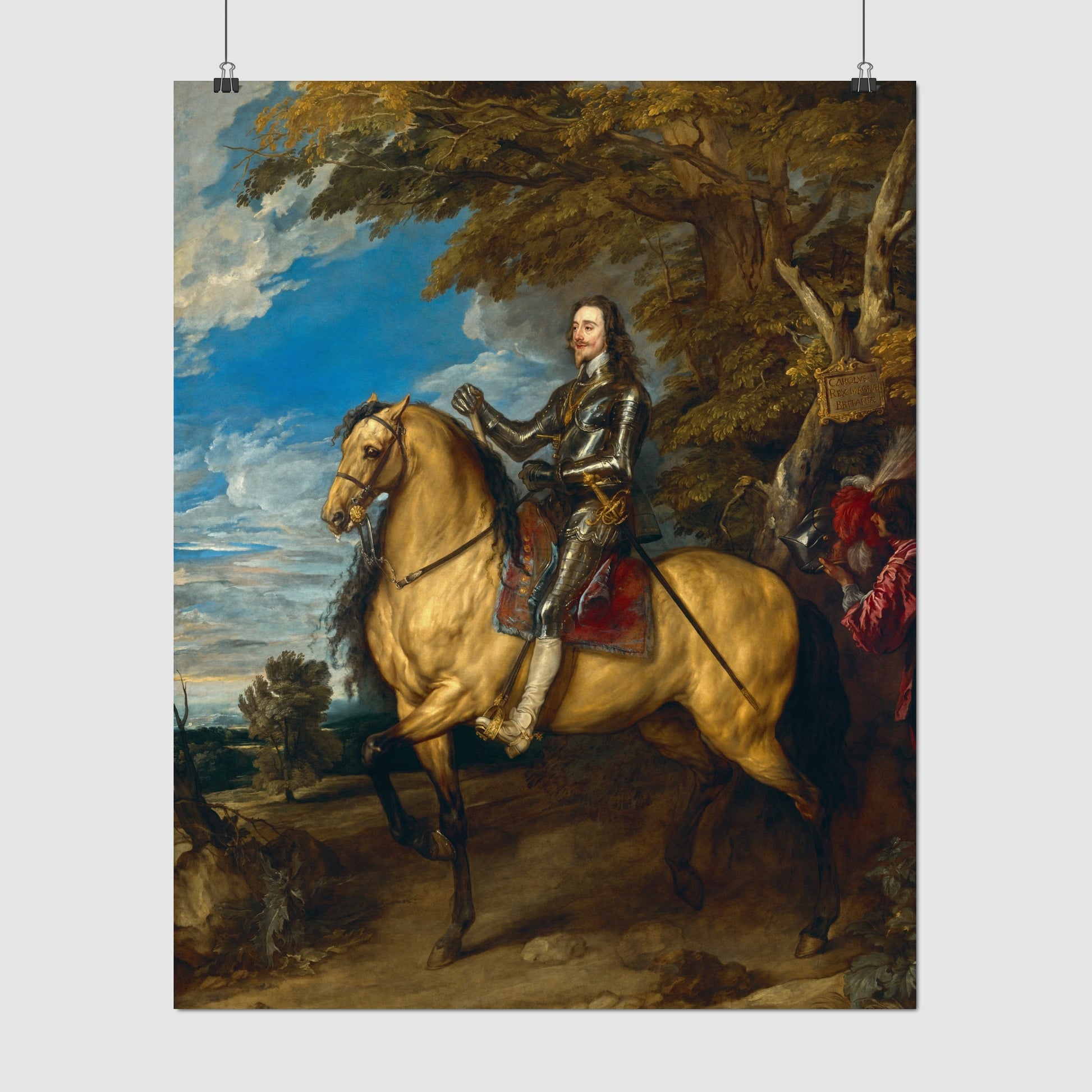 Equestrian Portrait of Charles I (1638) – Anthony van Dyck