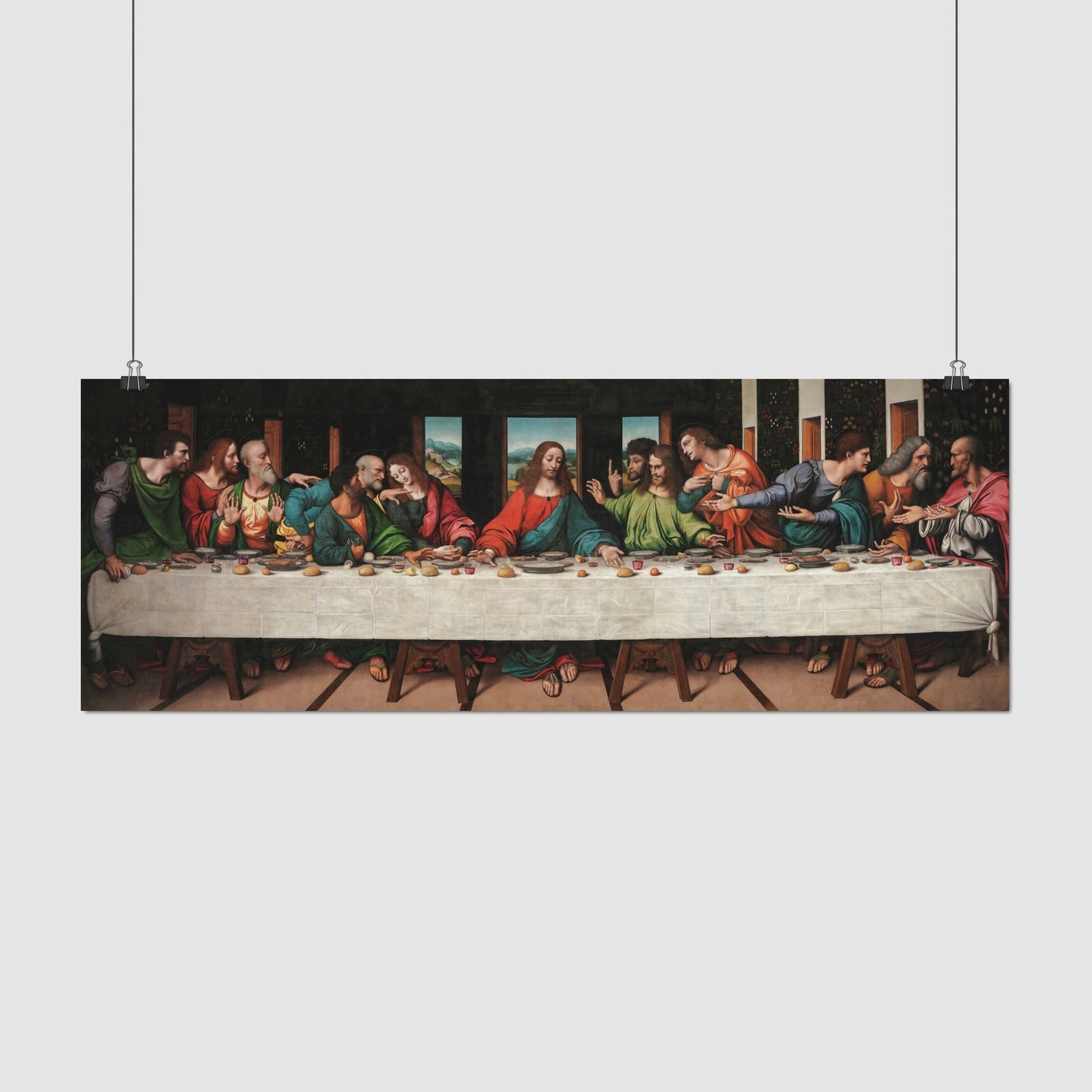 The Last Supper (1495–1498) – Leonardo da Vinci