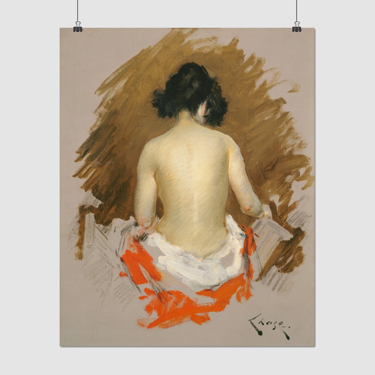 Nude (1901) – William Merritt Chase