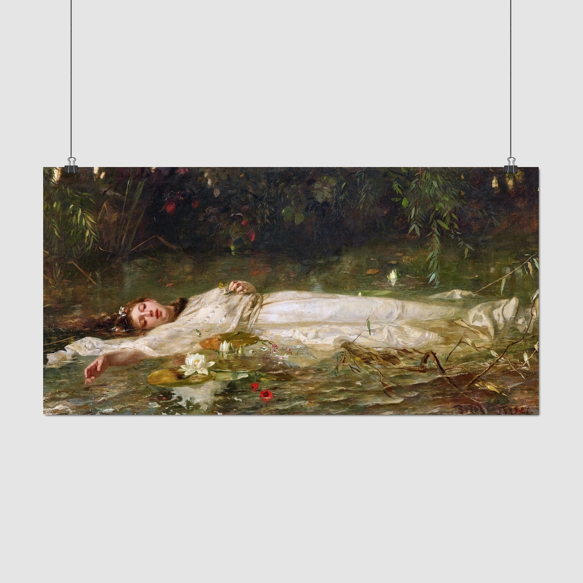 Ophelia – Friedrich Heyser, Classic Art Reproduction