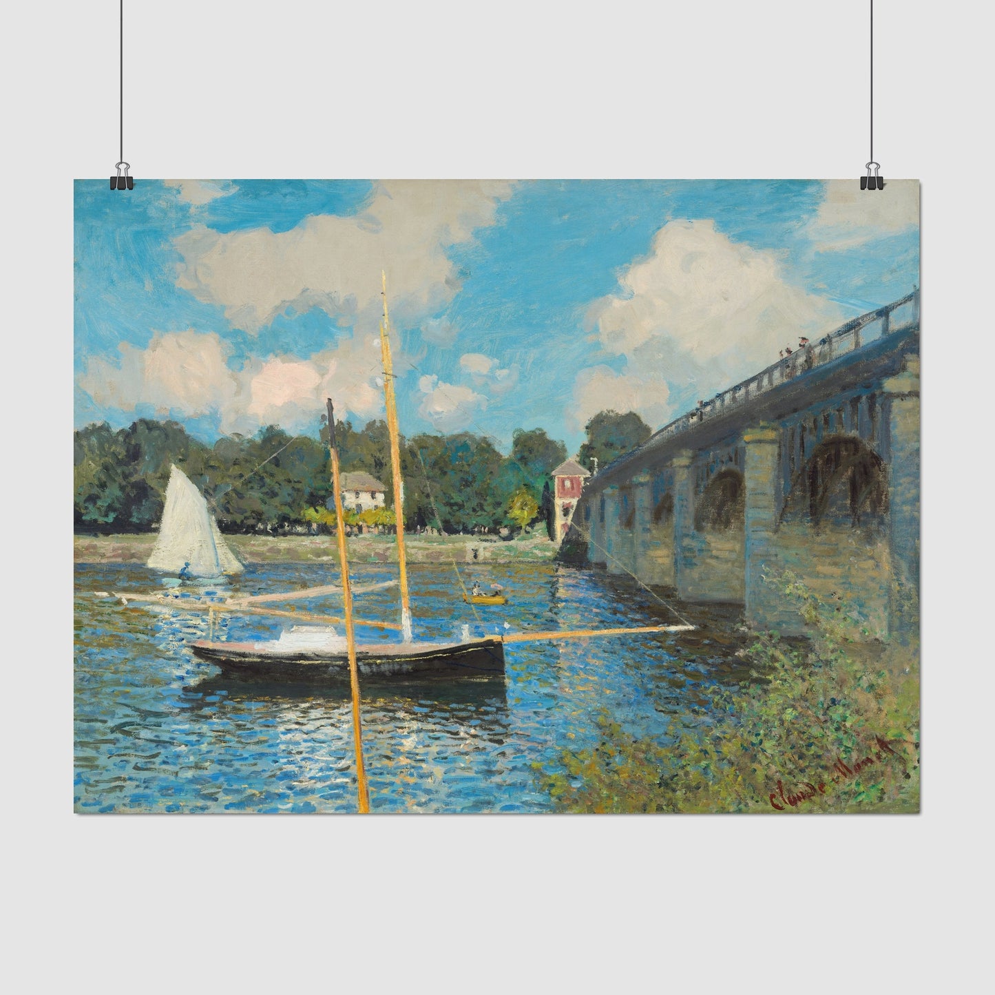 The Bridge at Argenteuil (1874) – Claude Monet