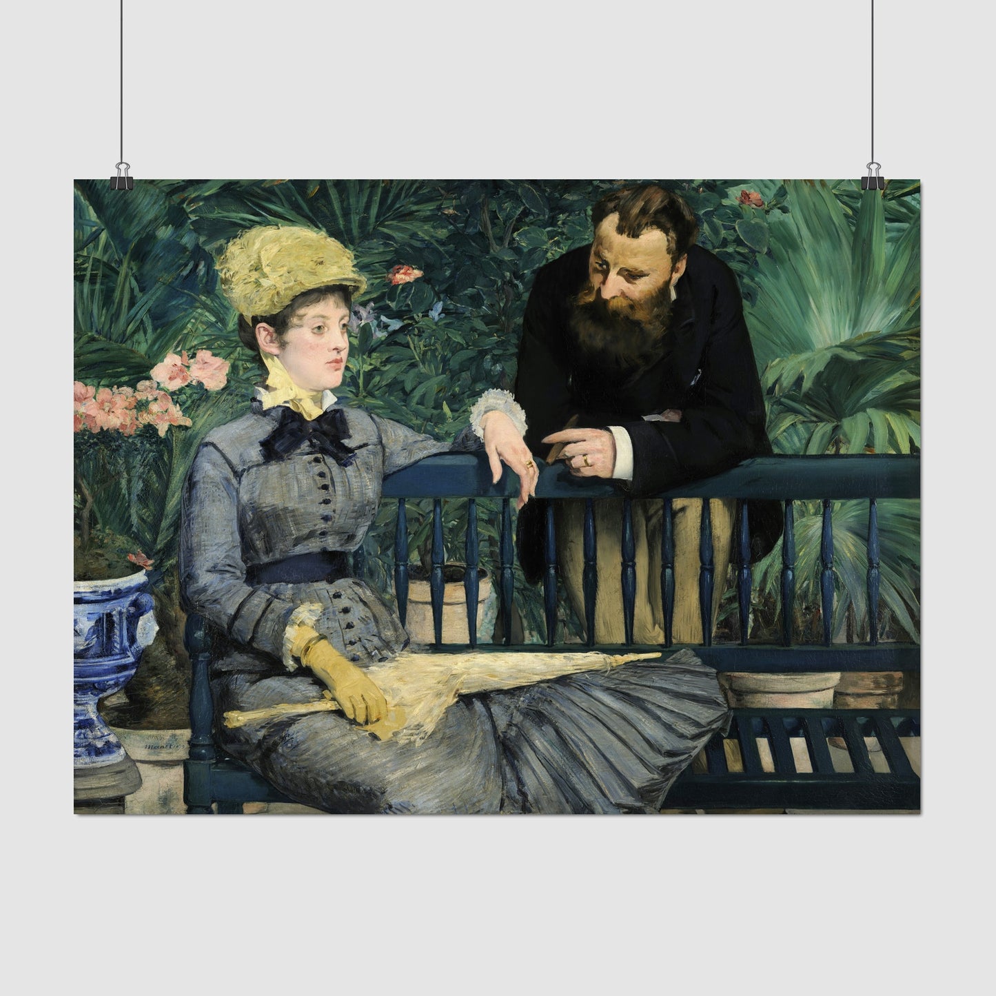In the Conservatory (1878-1879) – Edouard Manet