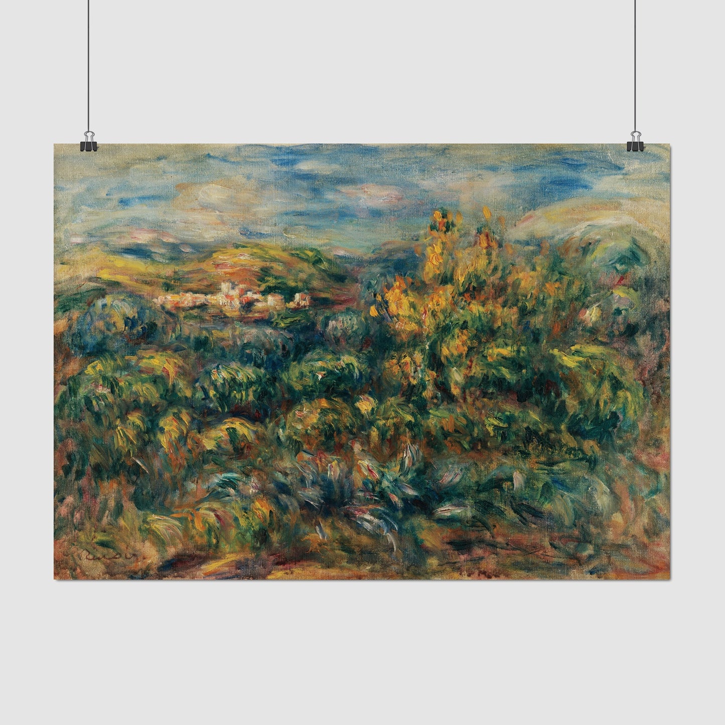 Paysage de Cagnes (1905-1908) – Pierre-Auguste Renoir