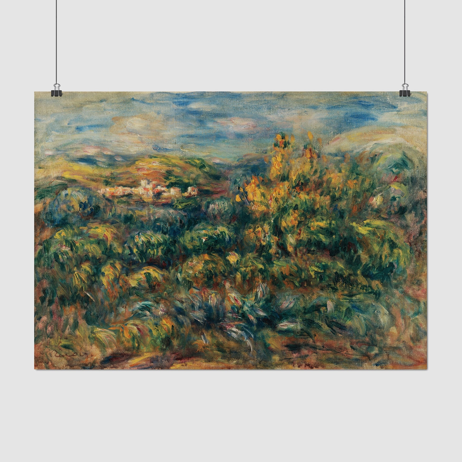 Paysage de Cagnes (1905-1908) – Pierre-Auguste Renoir