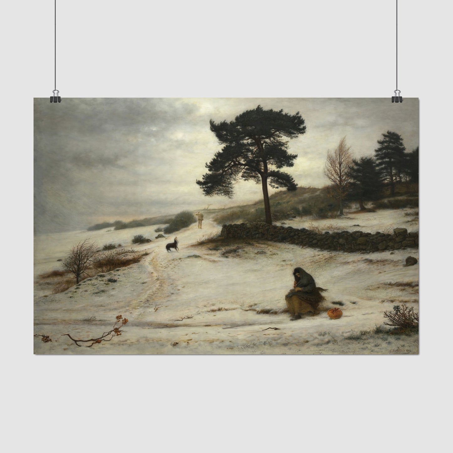 Blow Blow Thou Winter Wind (1892) – John Everett Millais