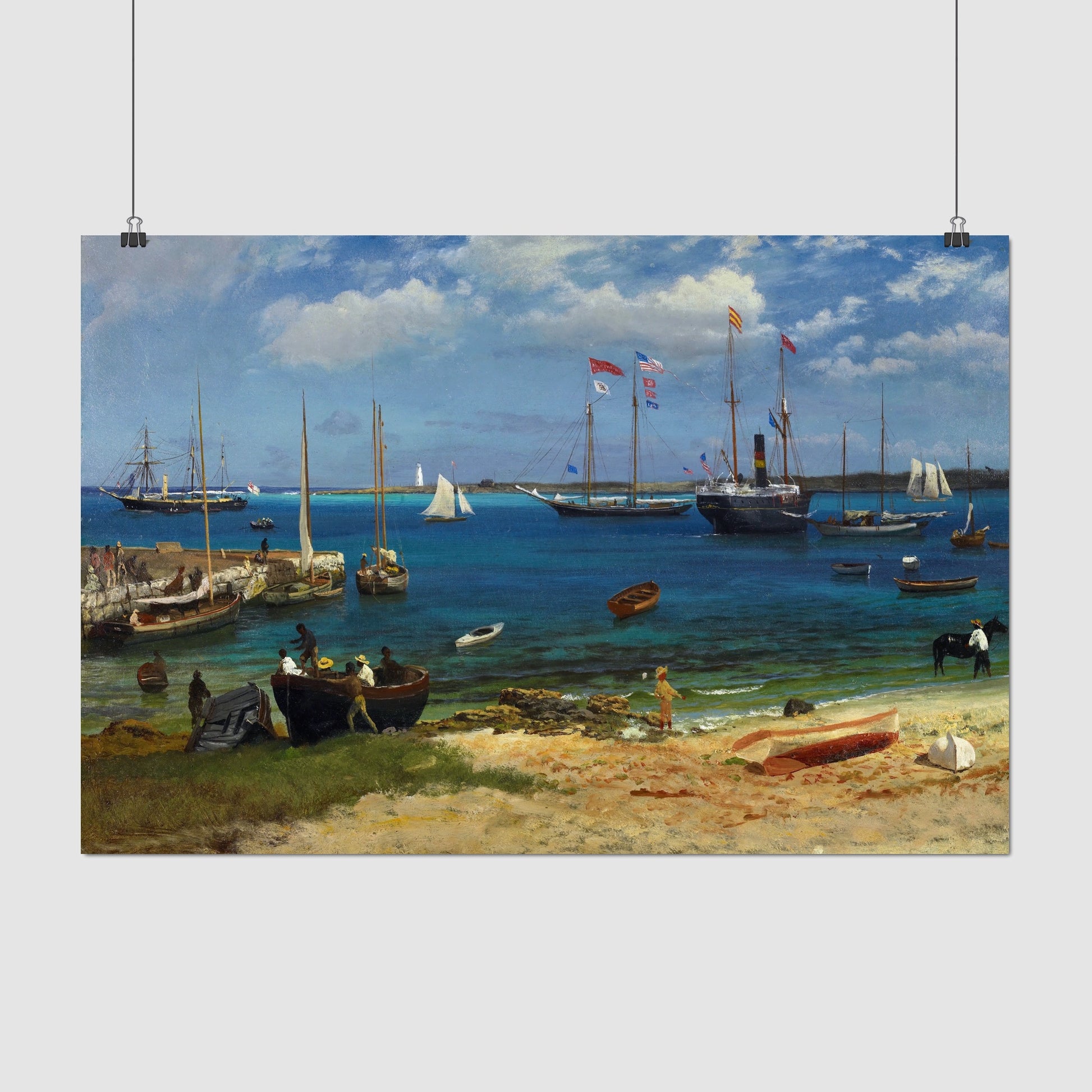 Nassau Harbor (1877) – Albert Bierstadt