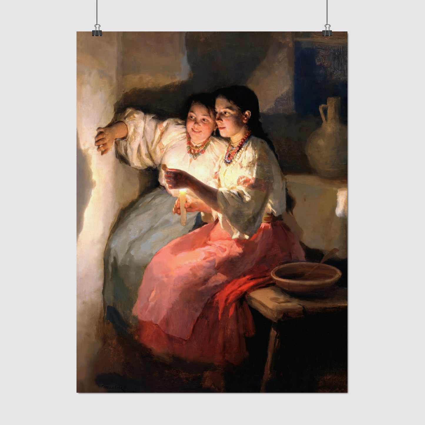 Ukrainian Christmas Fortune Telling (1893) – Mykola Pymonenko