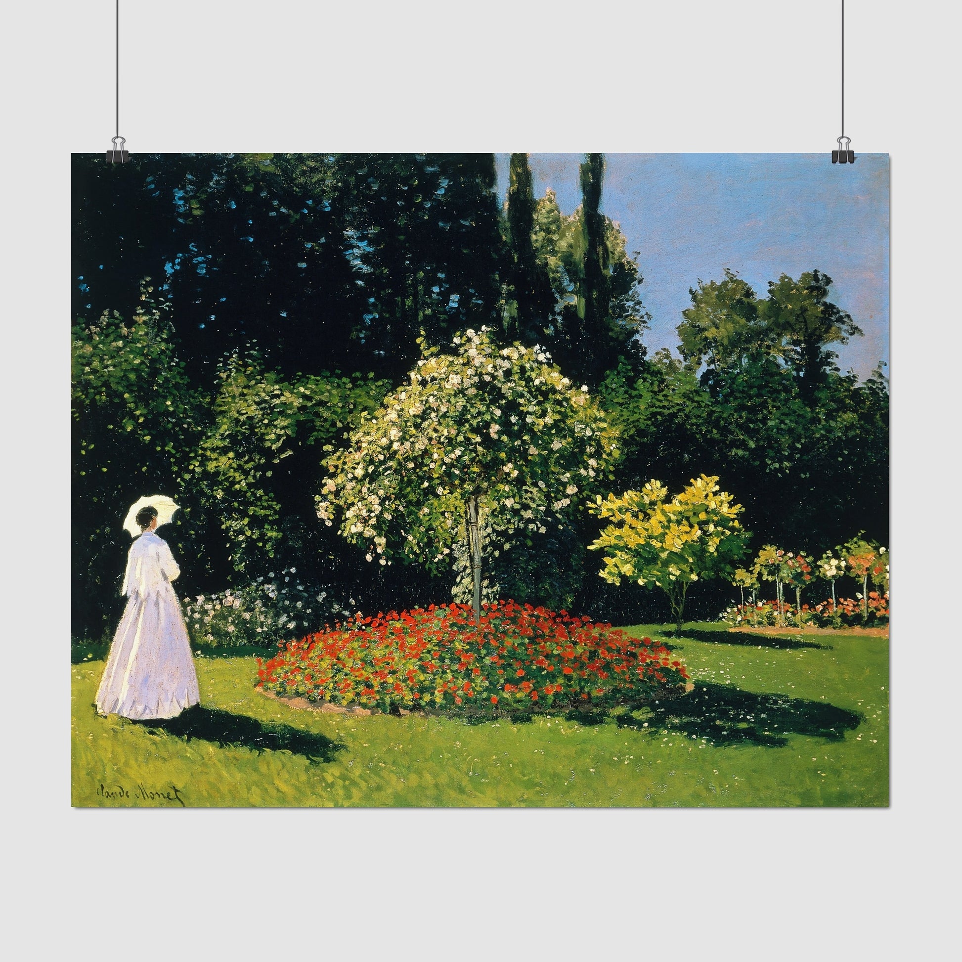 Woman in the Garden (1866) – Claude Monet - Printed Masterpieces