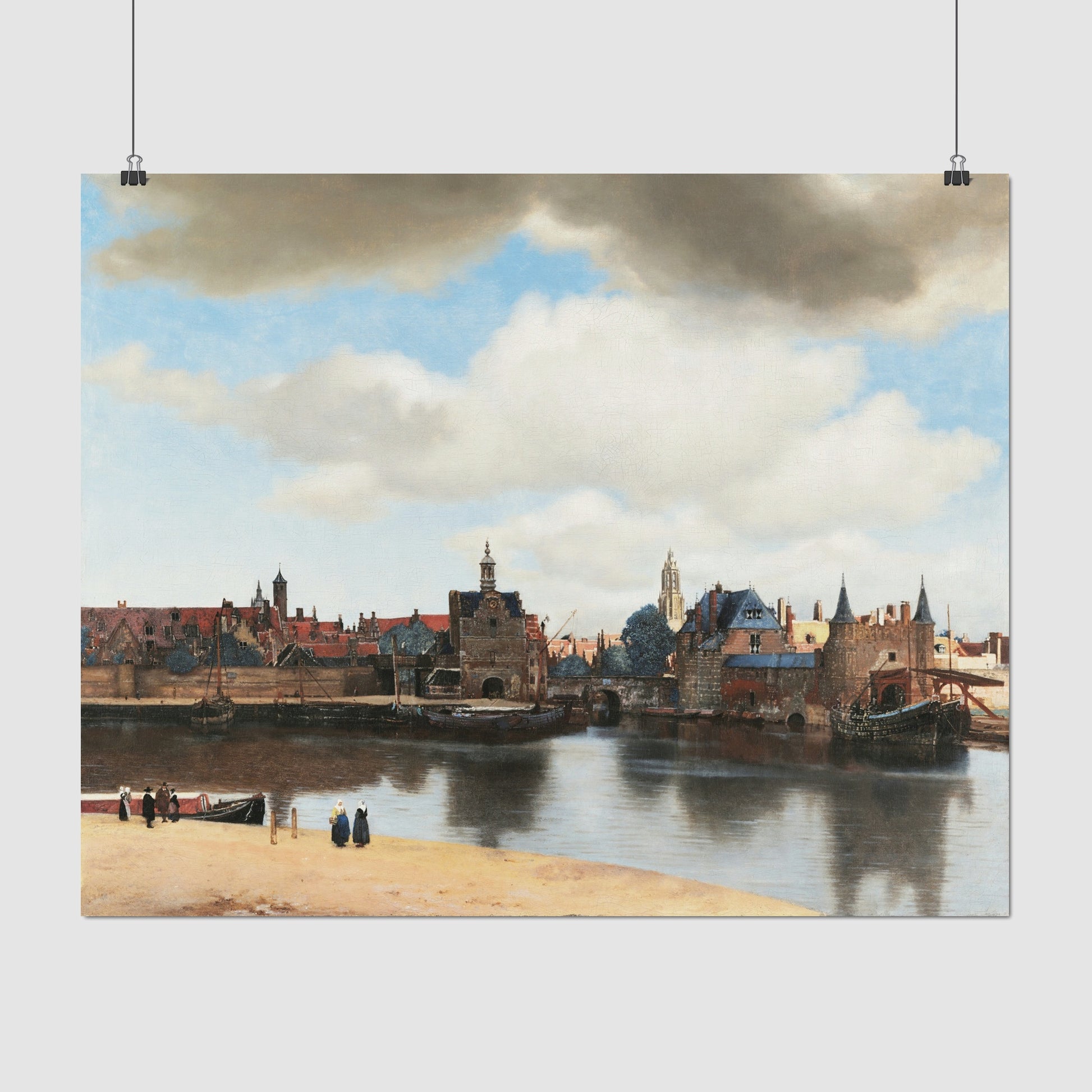 View of Delft (1660) – Johannes Vermeer - Printed Masterpieces