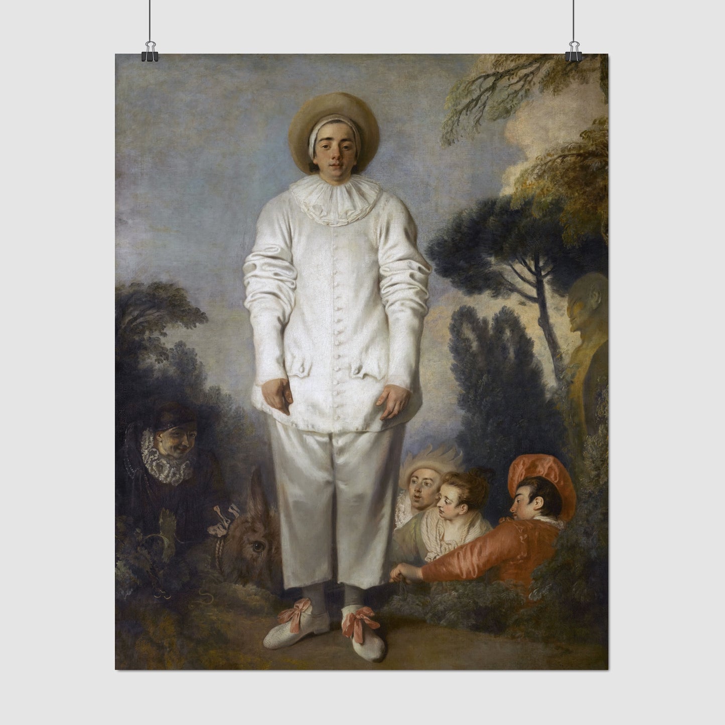 Pierrot, formerly known as Gilles (1718) – Jean-Antoine Watteau