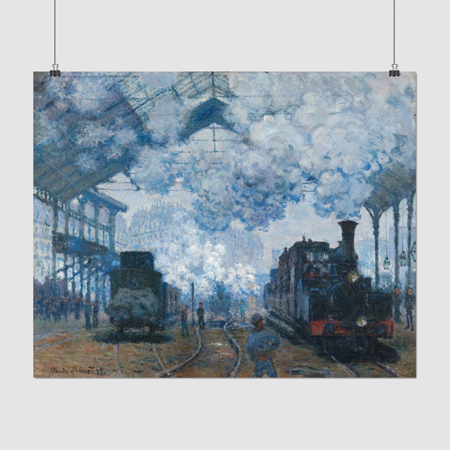 Arrival of a Train (1877) – Claude Monet